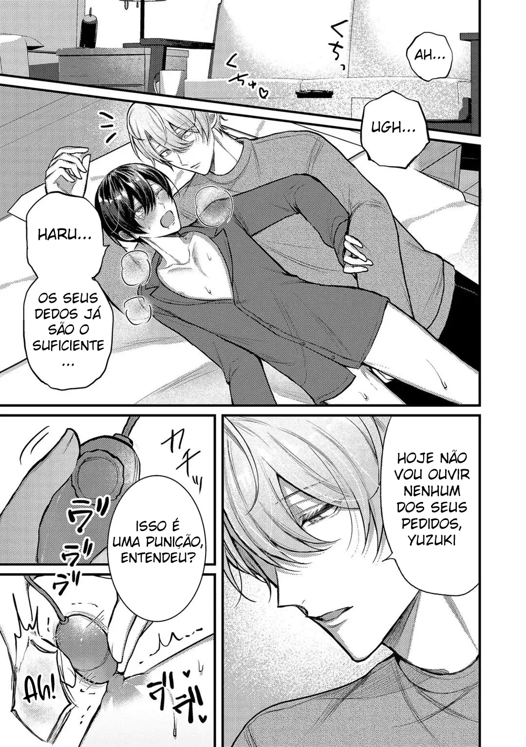 A História de Quando Voltei Pra Casa Com Um Chupão e Acabei Sendo Punido Pelo Meu Namorado Hentai – Página 12