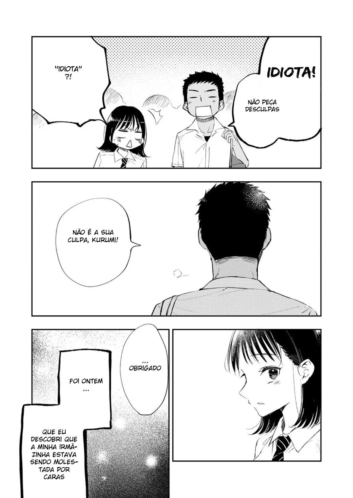 A História de um irmão mais velho que queria proteger a sua irmãzinha de um molestador no trem, mas ele quem foi molestado. Hentai – Página 3