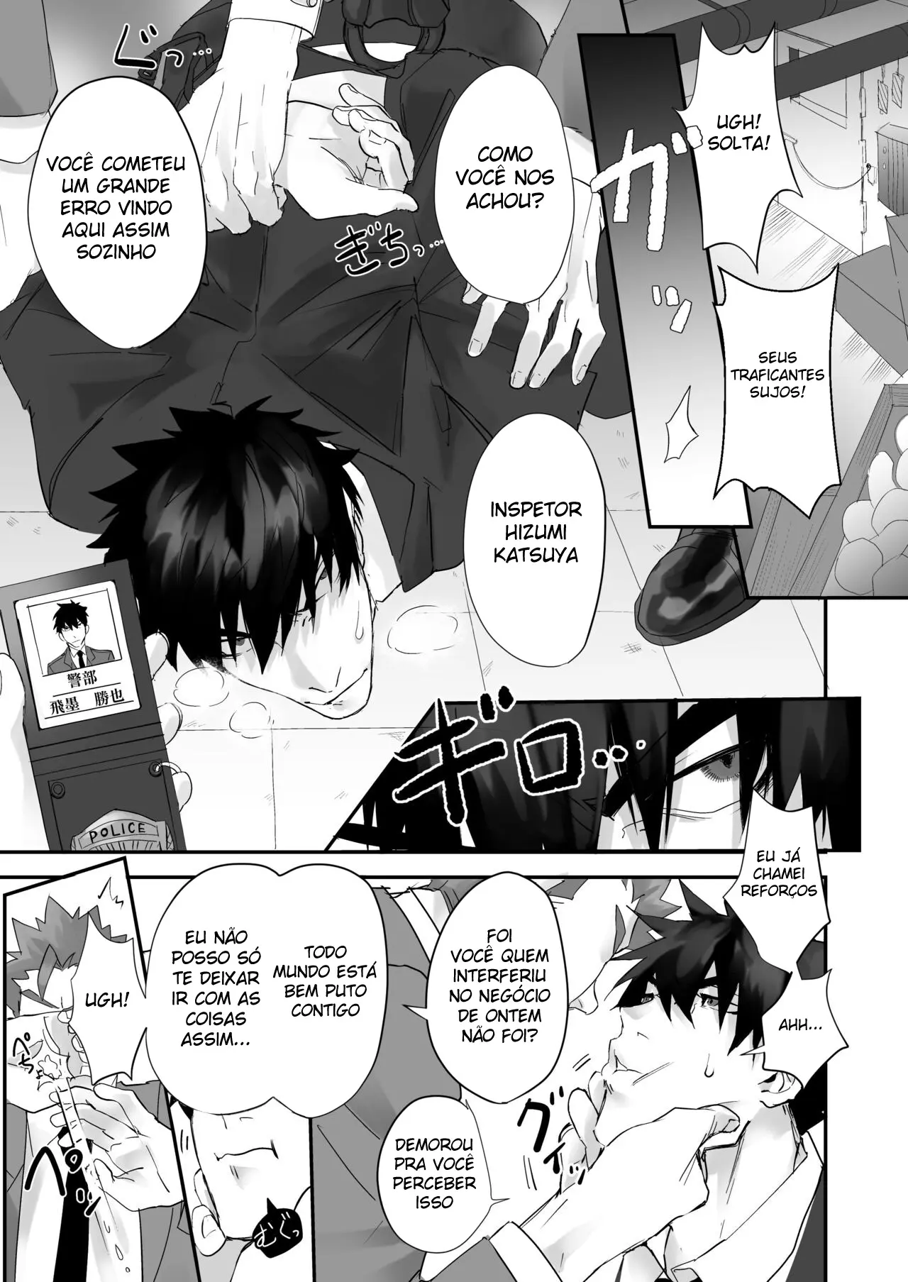 A História de um Policial Que é Forçado a Gozar Vários Vezes por Causa de Cogumelos Ilegais Hentai – Página 3