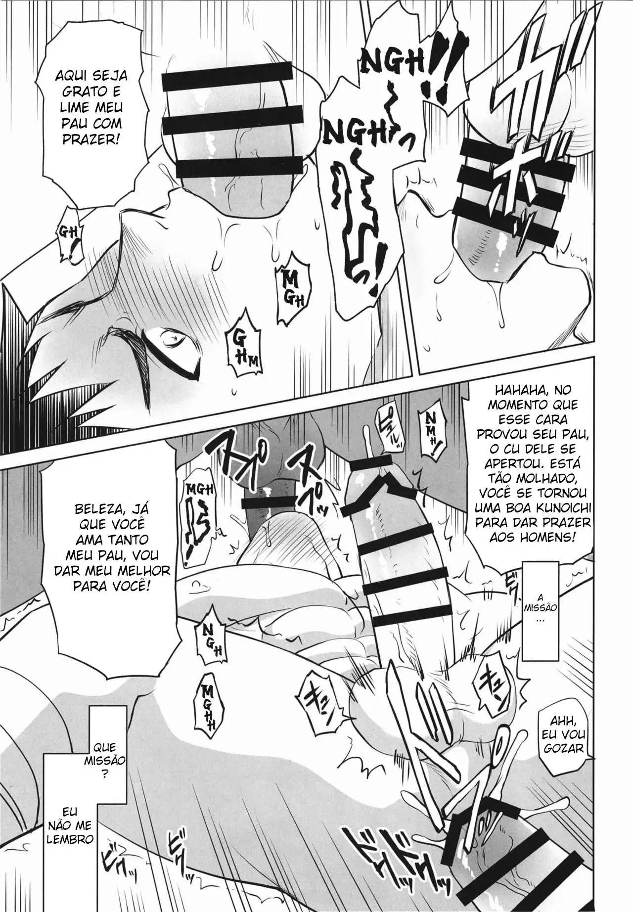 A História Sobre Capturando e Disciplinando um Ninja Hentai – Página 22