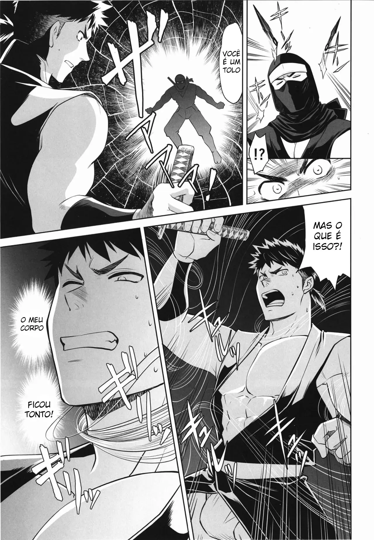 A História Sobre Capturando e Disciplinando um Ninja Hentai – Página 4