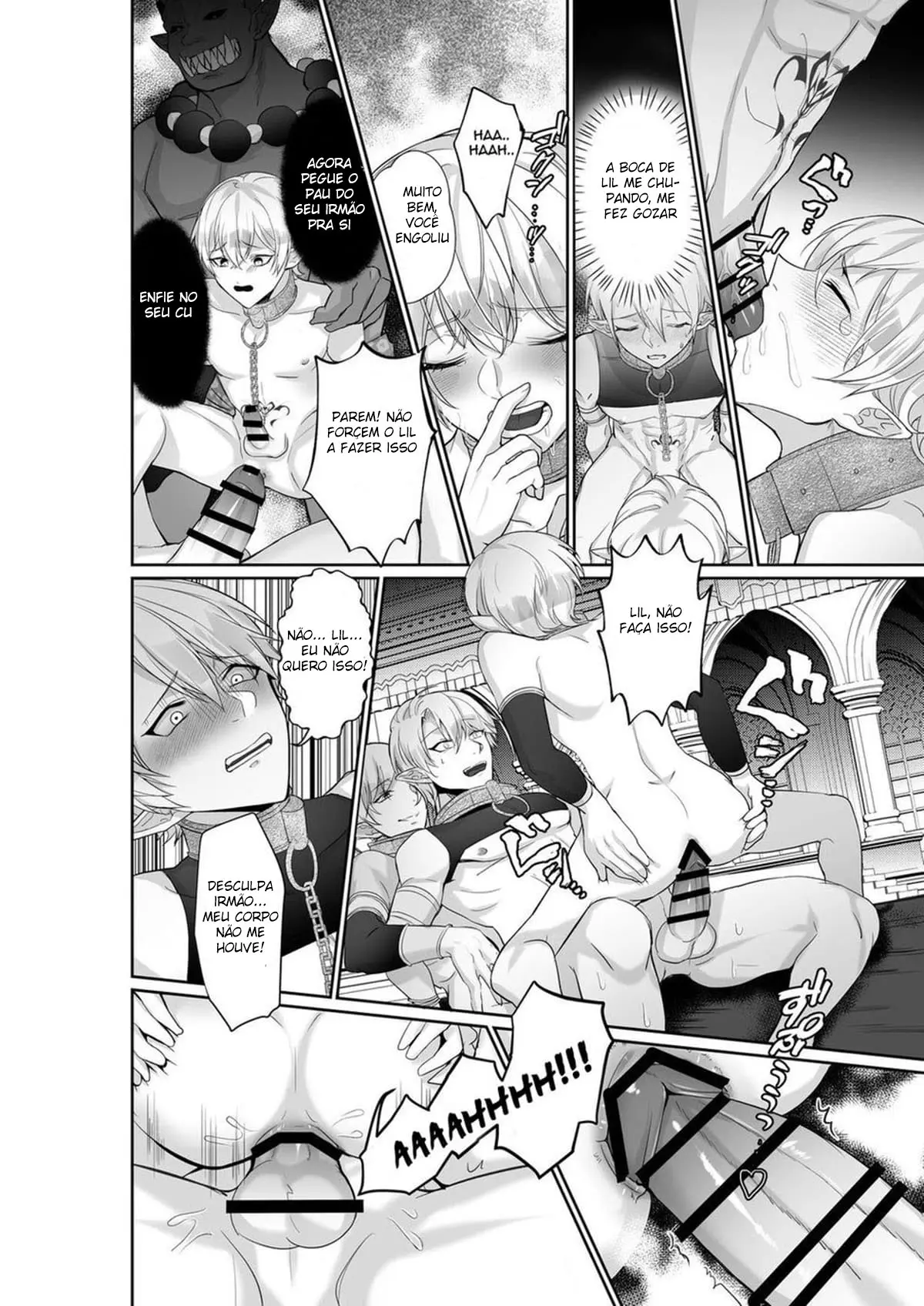 A Queda do Prazer dos Príncipes Élficos Hentai – Página 17