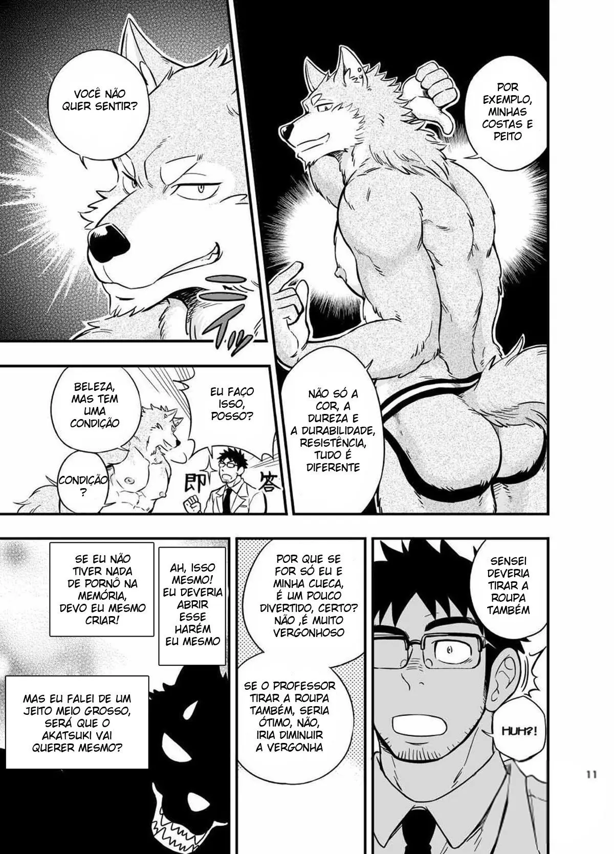A Situação do Lobisomem Solitário Hentai – Página 12