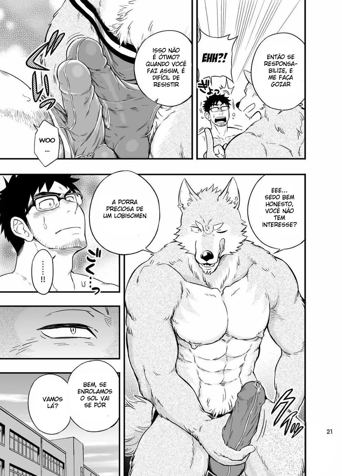 A Situação do Lobisomem Solitário Hentai – Página 22
