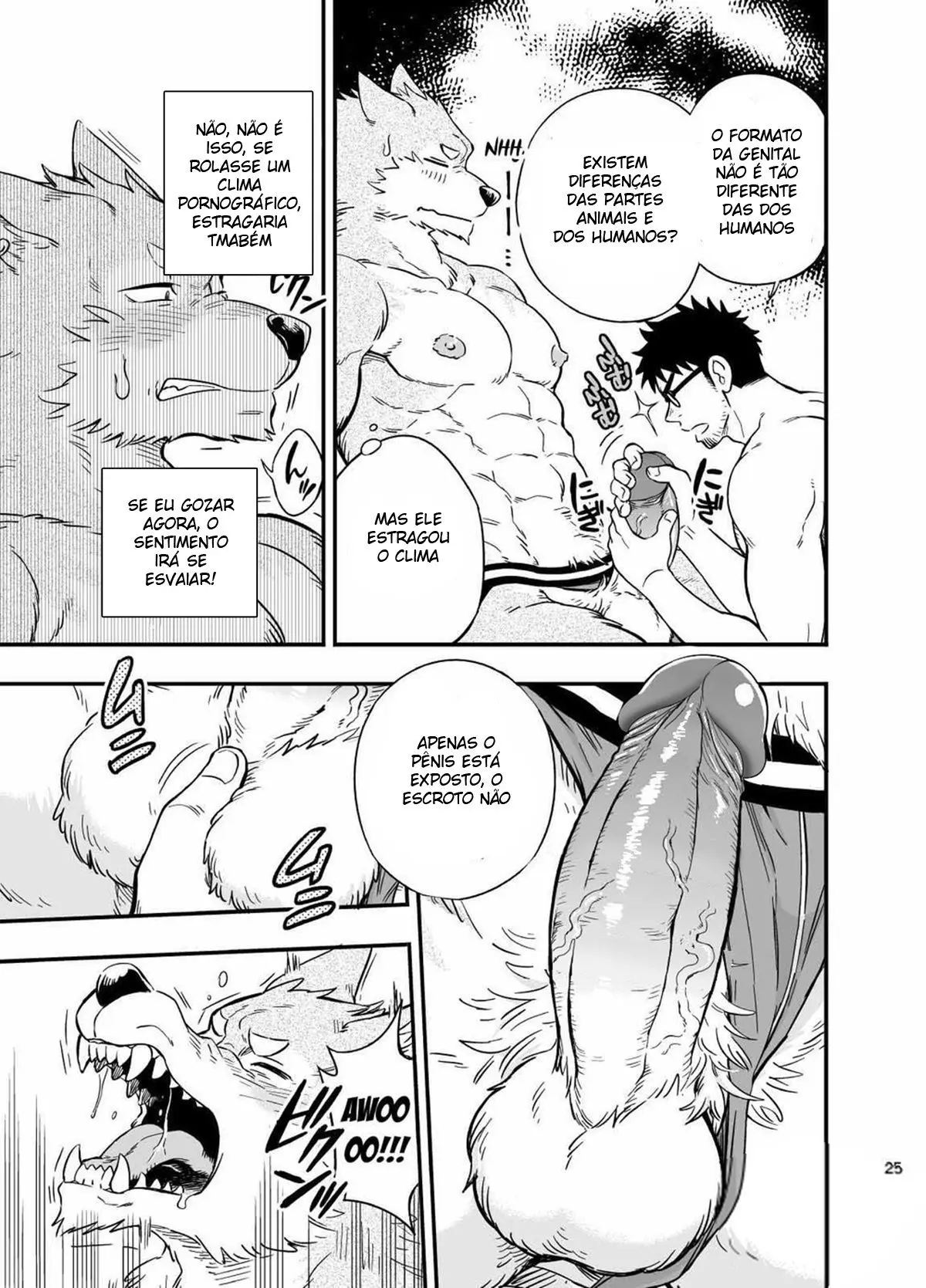 A Situação do Lobisomem Solitário Hentai – Página 26