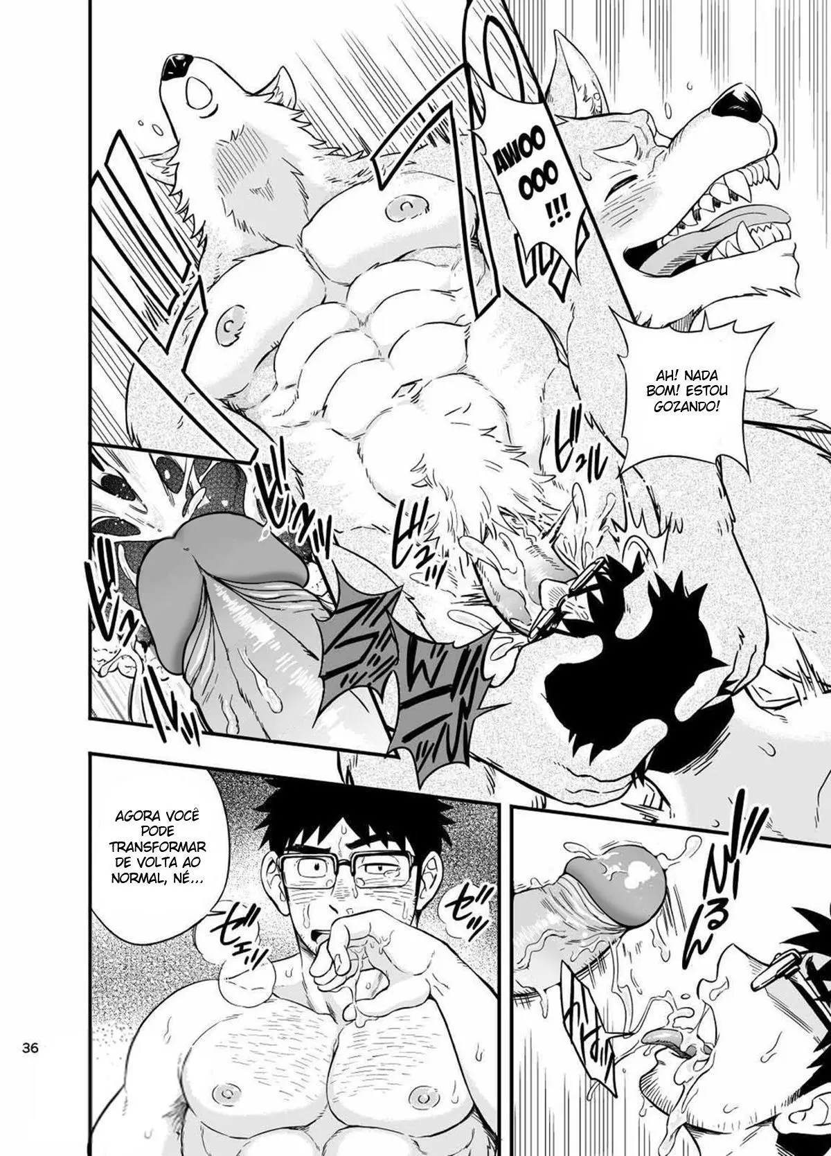 A Situação do Lobisomem Solitário Hentai – Página 37