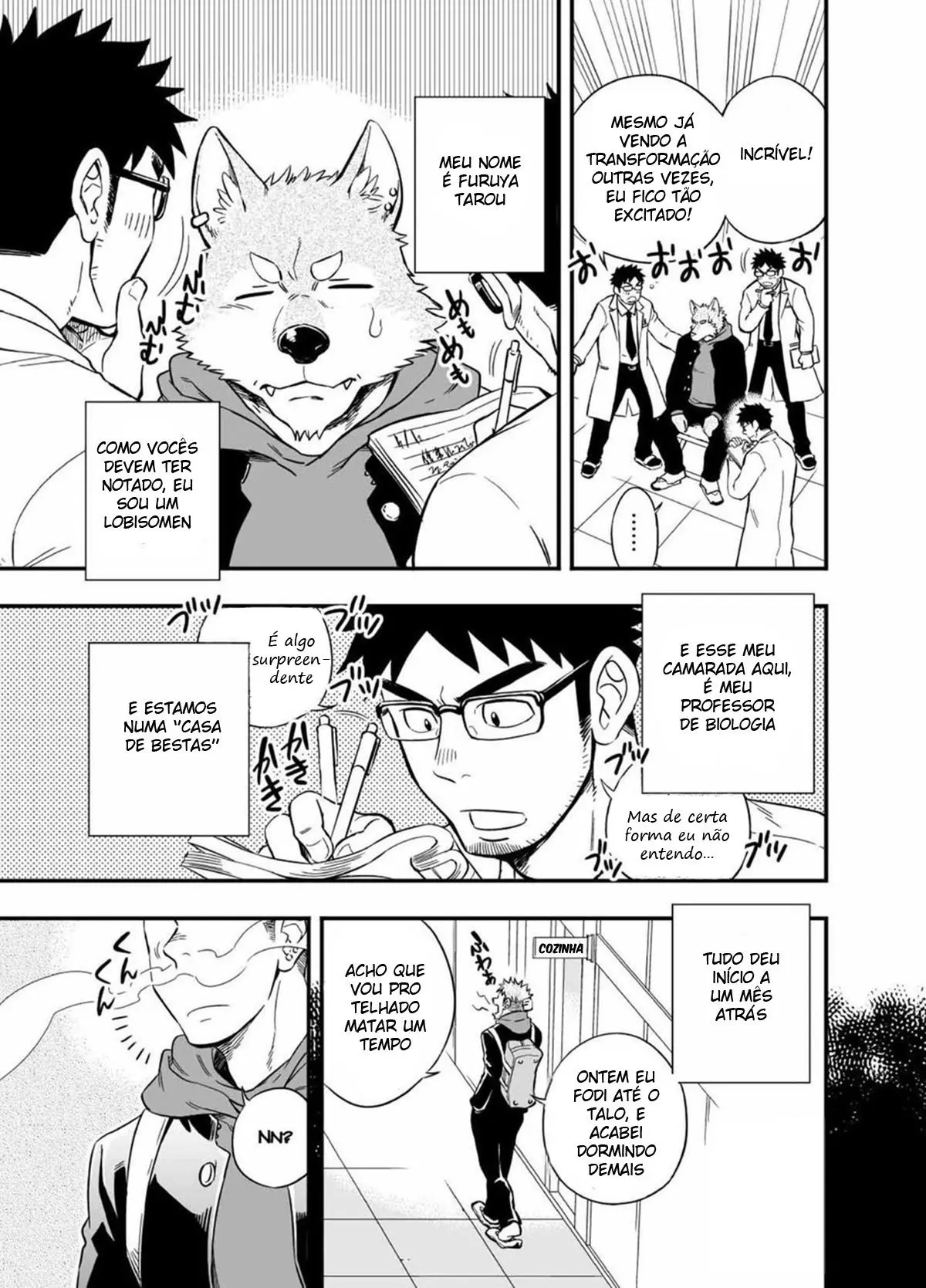 A Situação do Lobisomem Solitário Hentai – Página 6