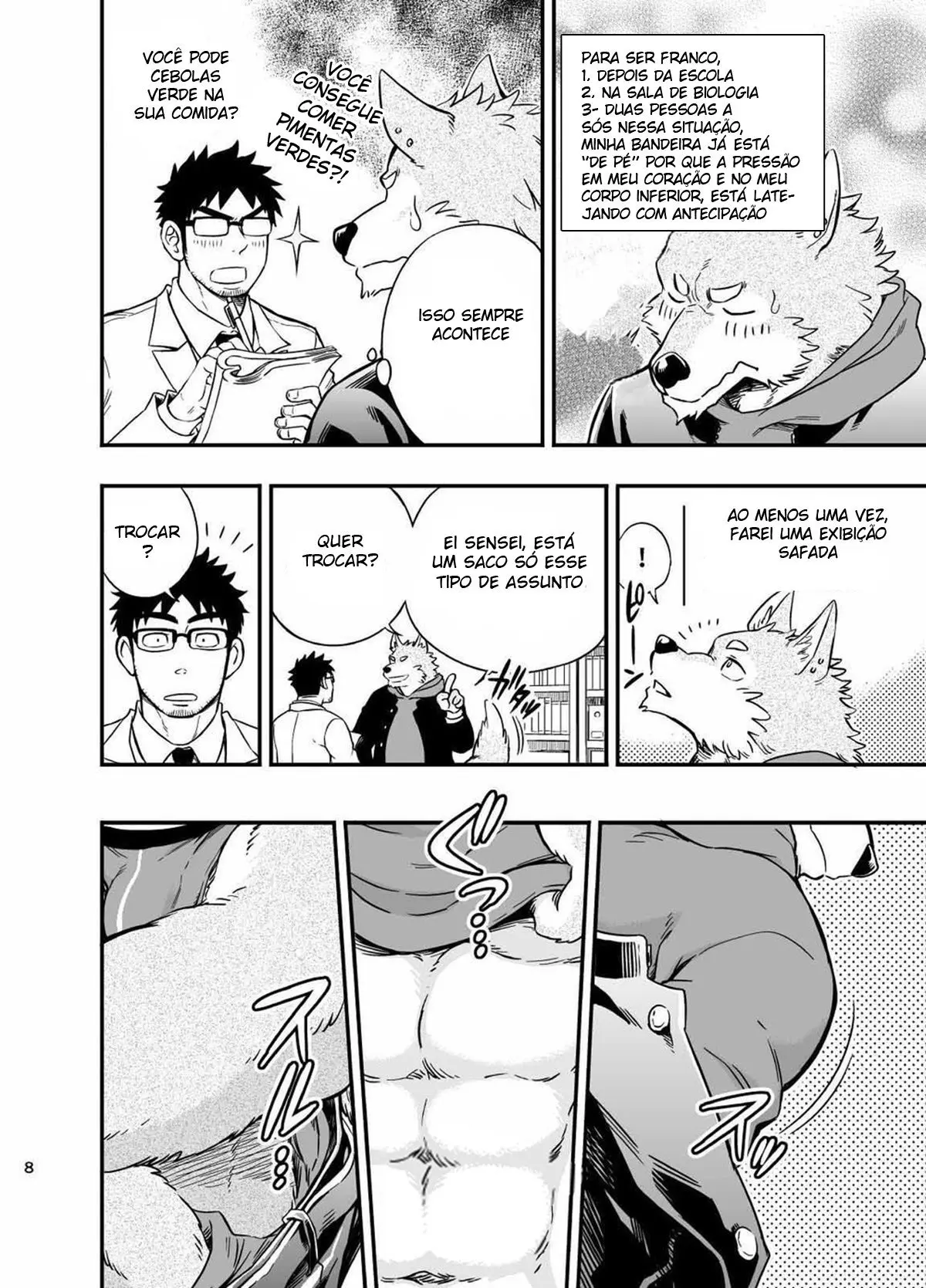 A Situação do Lobisomem Solitário Hentai – Página 9