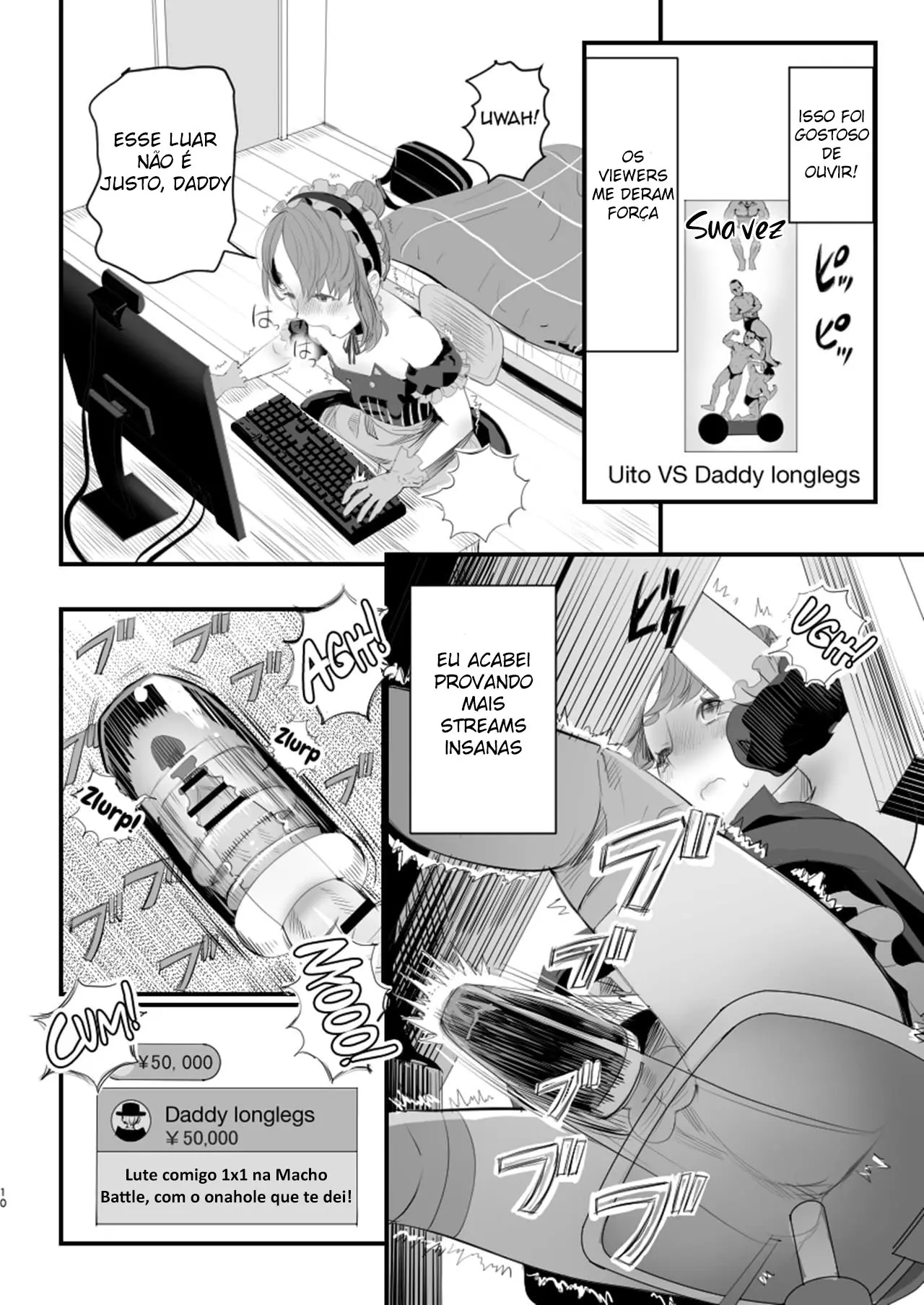 Acabei Sendo Enganado Com Doações Enquanto Fazia Uma Live Como Uma Trap Hentai – Página 10