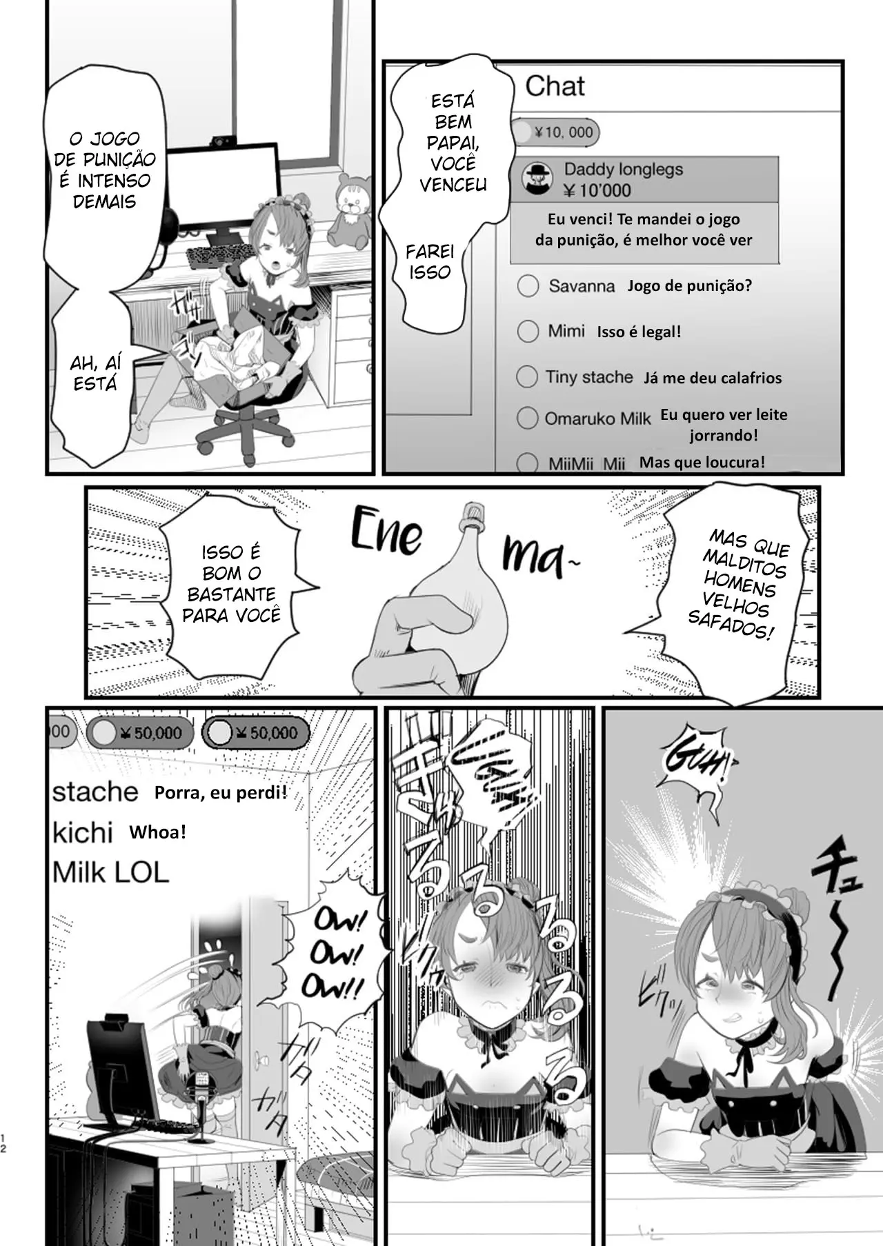 Acabei Sendo Enganado Com Doações Enquanto Fazia Uma Live Como Uma Trap Hentai – Página 12