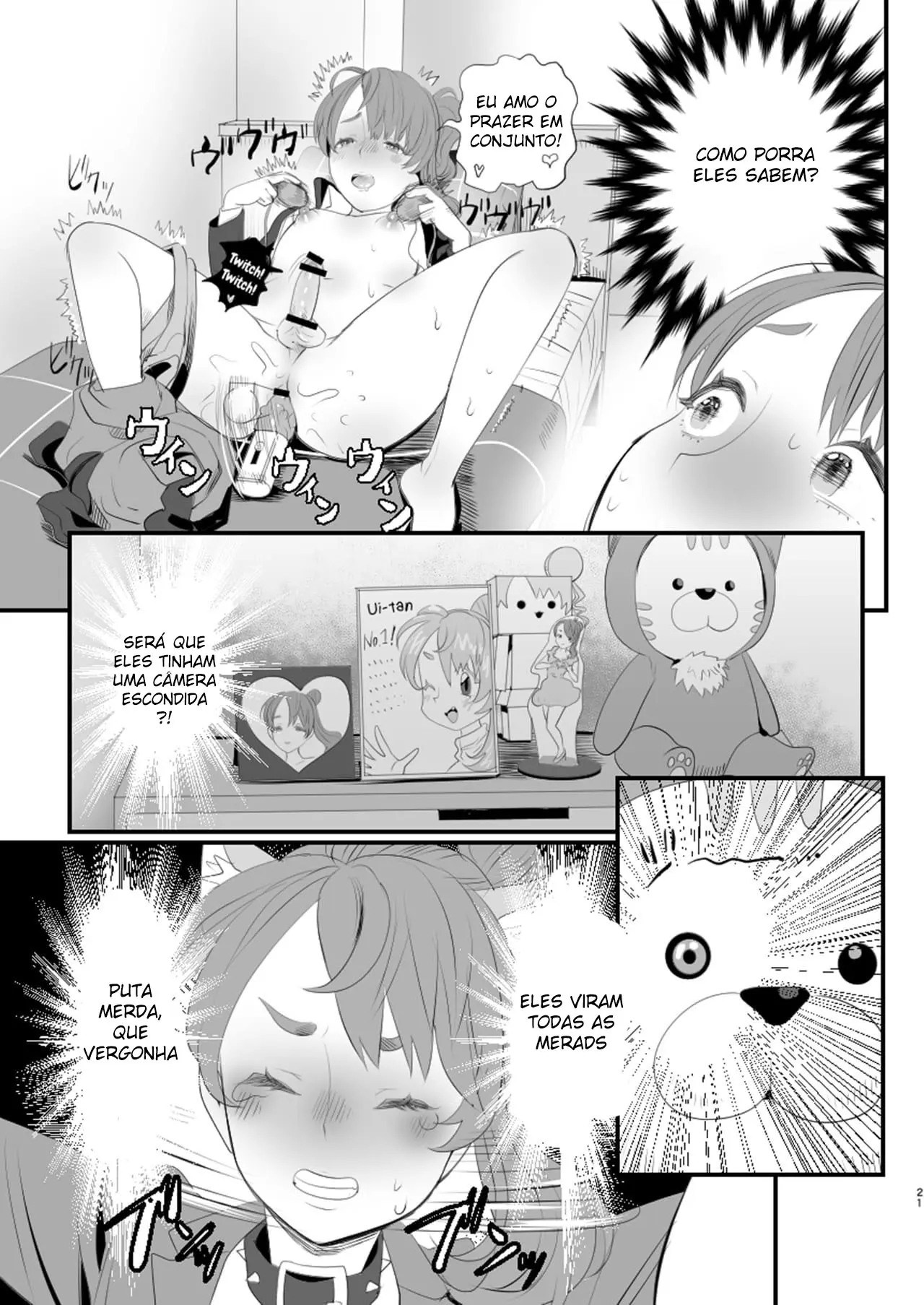 Acabei Sendo Enganado Com Doações Enquanto Fazia Uma Live Como Uma Trap Hentai – Página 21