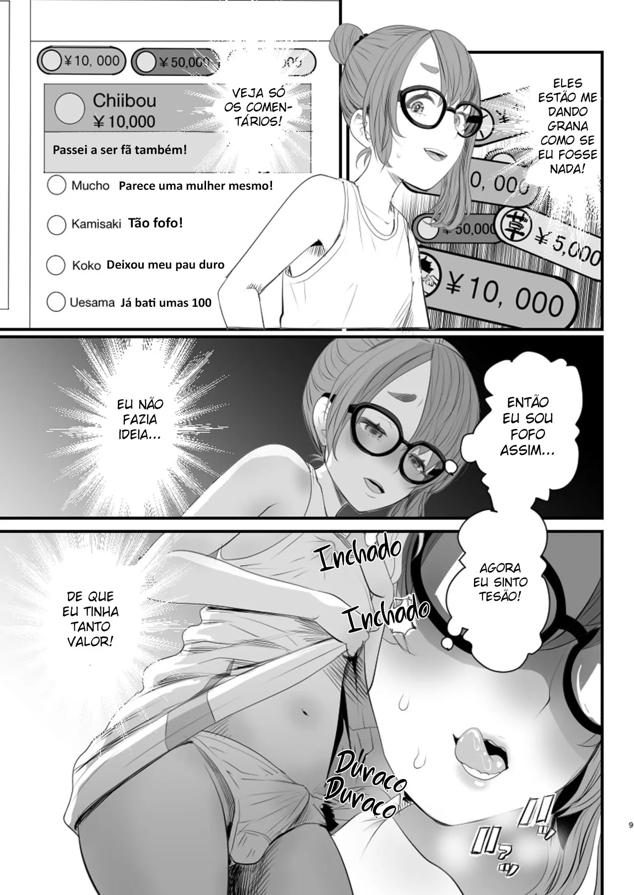 Acabei Sendo Enganado Com Doações Enquanto Fazia Uma Live Como Uma Trap Hentai – Página 9