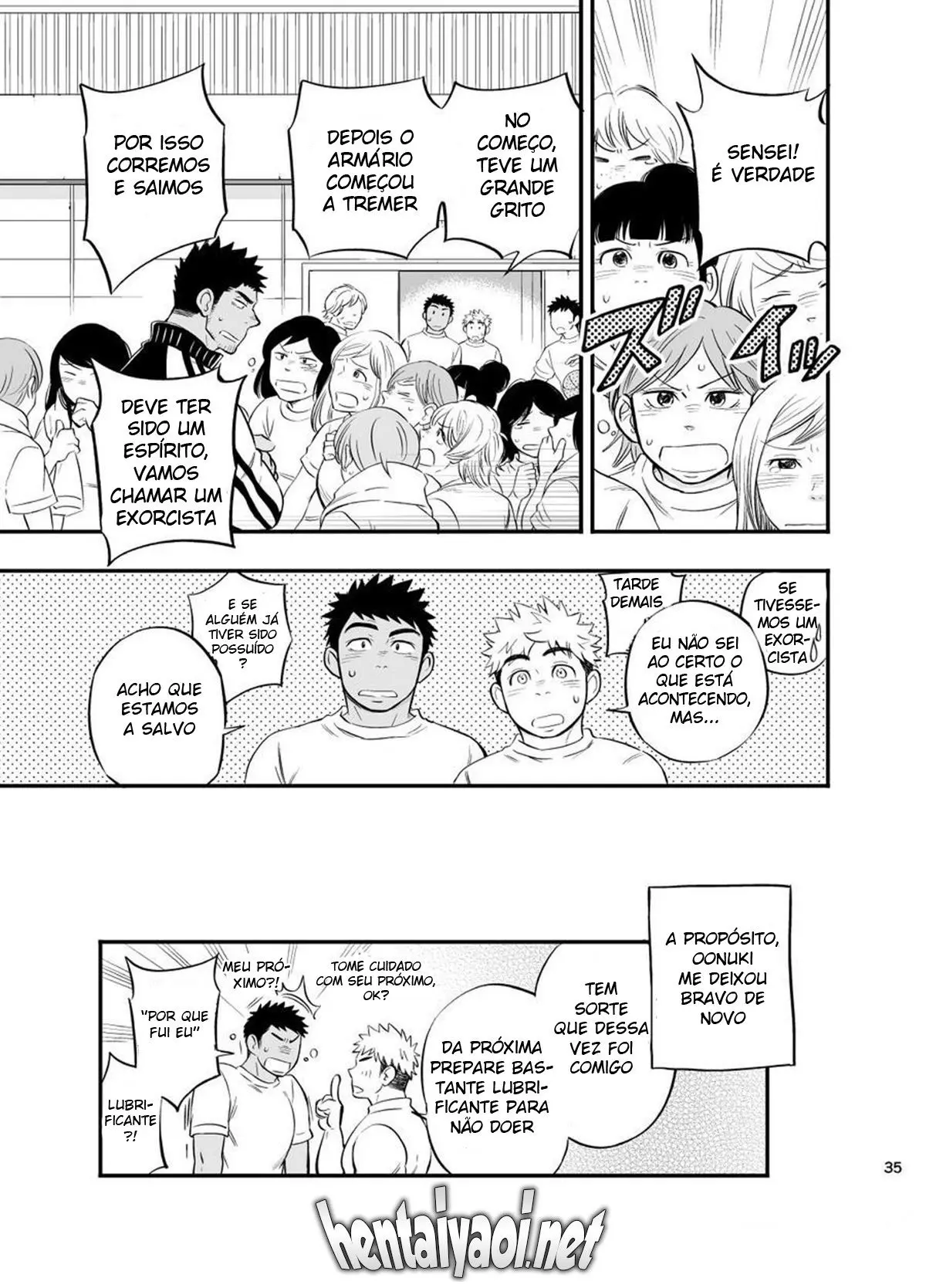 Acidente no Vestiário Hentai – Página 35