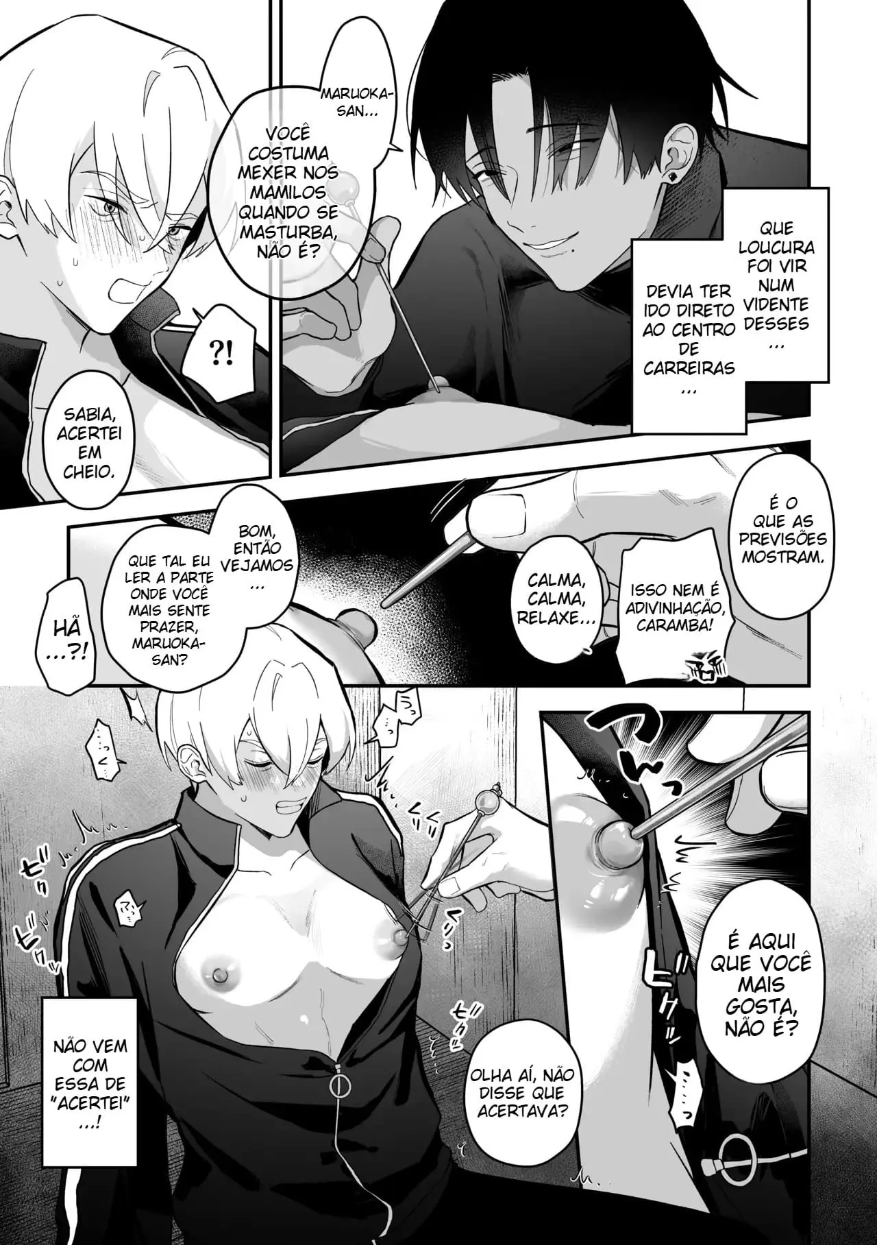 Adivinhação Pelos Mamilos ~ Levado a Ter Orgasmos Repetidos Por Um Cartomante Suspeito ~ Hentai – Página 8