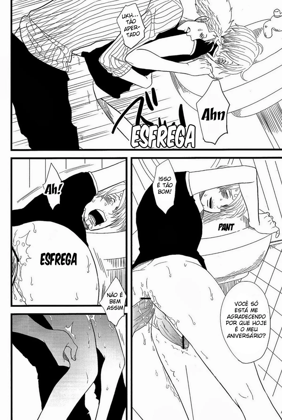 Aniversário no Banheiro do Bar Hentai – Página 16