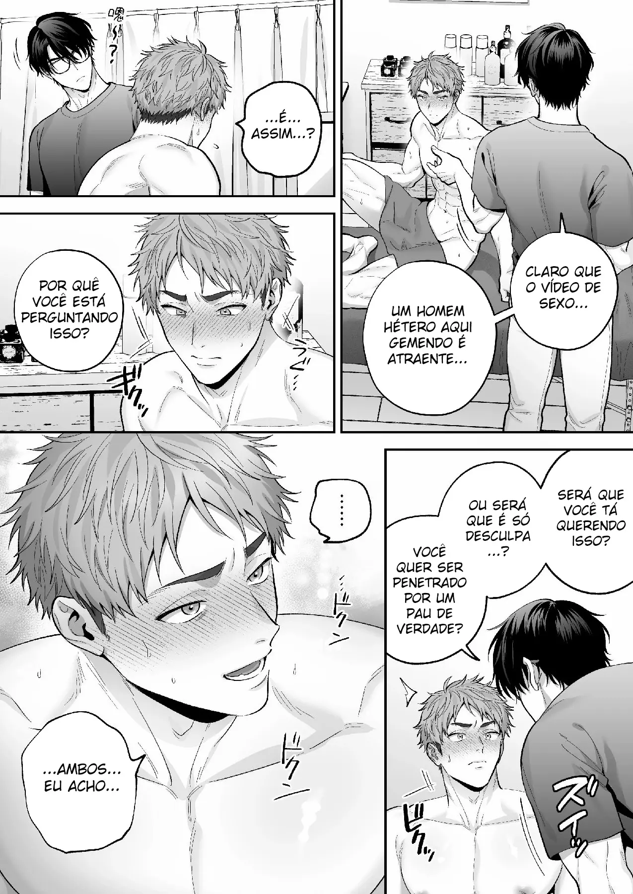 Ao-kun se Apaixona Pelo Pau ~ Hétero Buscando Aprovação Posta um Vídeo com Vibrador e Se Vicia Hentai – Página 34