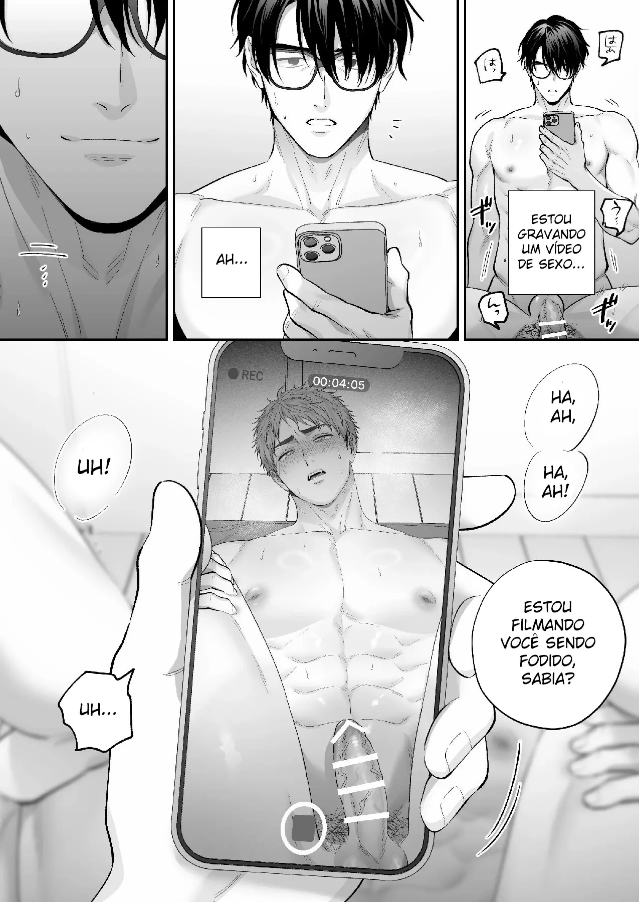 Ao-kun se Apaixona Pelo Pau ~ Hétero Buscando Aprovação Posta um Vídeo com Vibrador e Se Vicia Hentai – Página 42