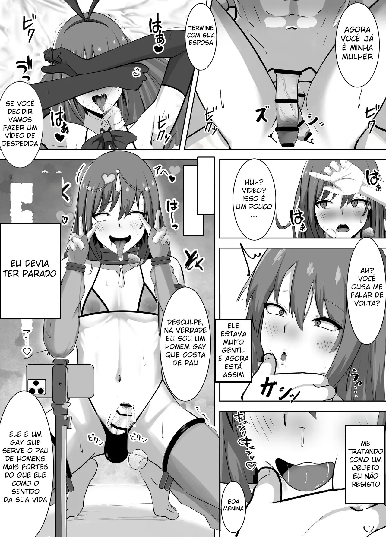 Aproveitei-me da Fraqueza Dele e Treinei um Homem Casado Para Se Tornar Mulher Hentai – Página 31