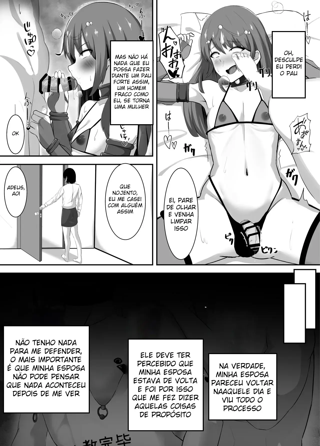 Aproveitei-me da Fraqueza Dele e Treinei um Homem Casado Para Se Tornar Mulher Hentai – Página 34