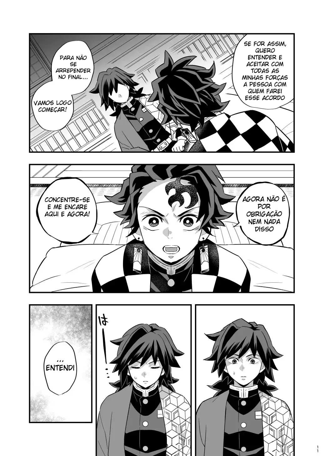Arco do Castelo Infinito ~ Tanjiro x Giyu Hentai – Página 10