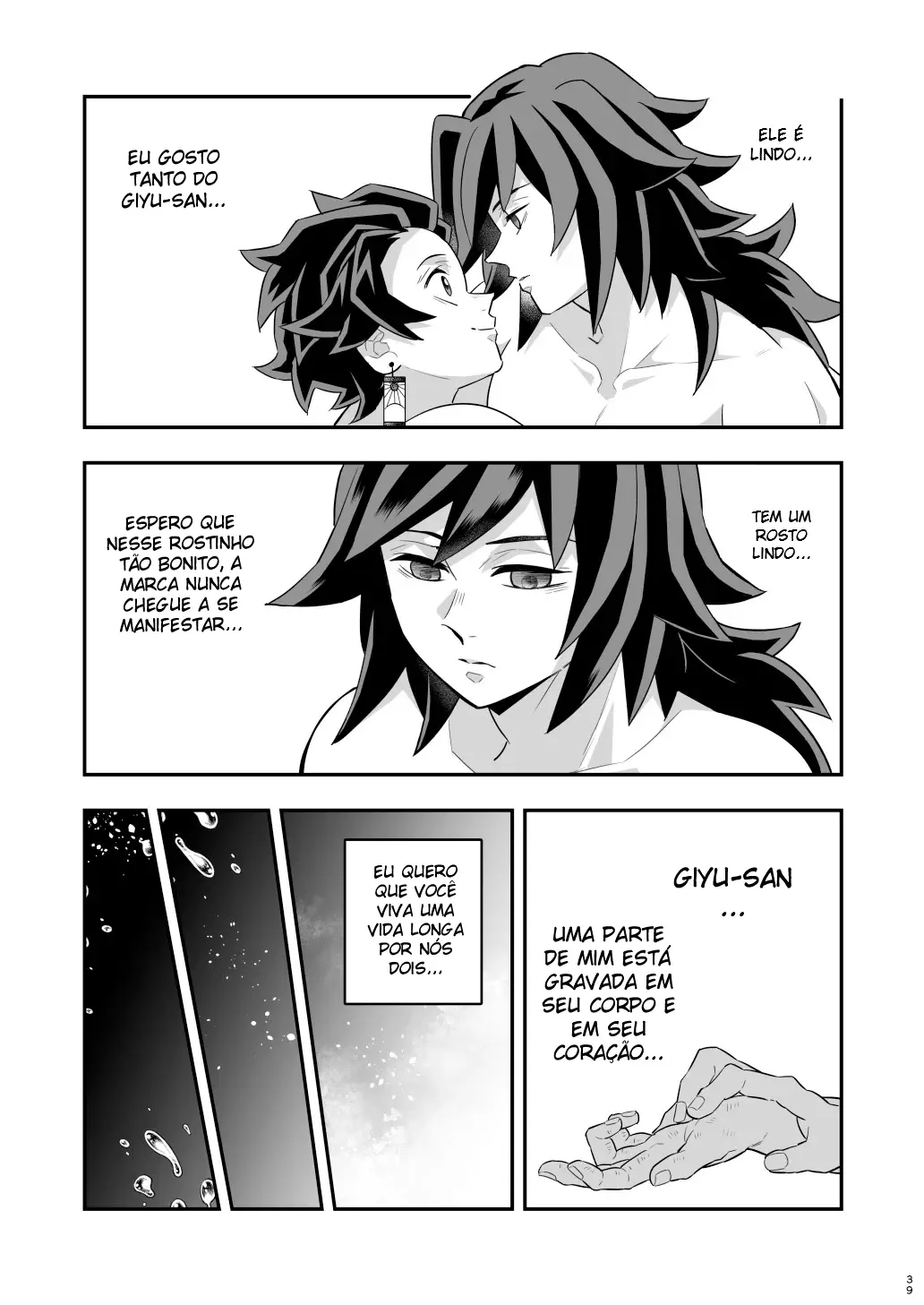 Arco do Castelo Infinito ~ Tanjiro x Giyu Hentai – Página 38