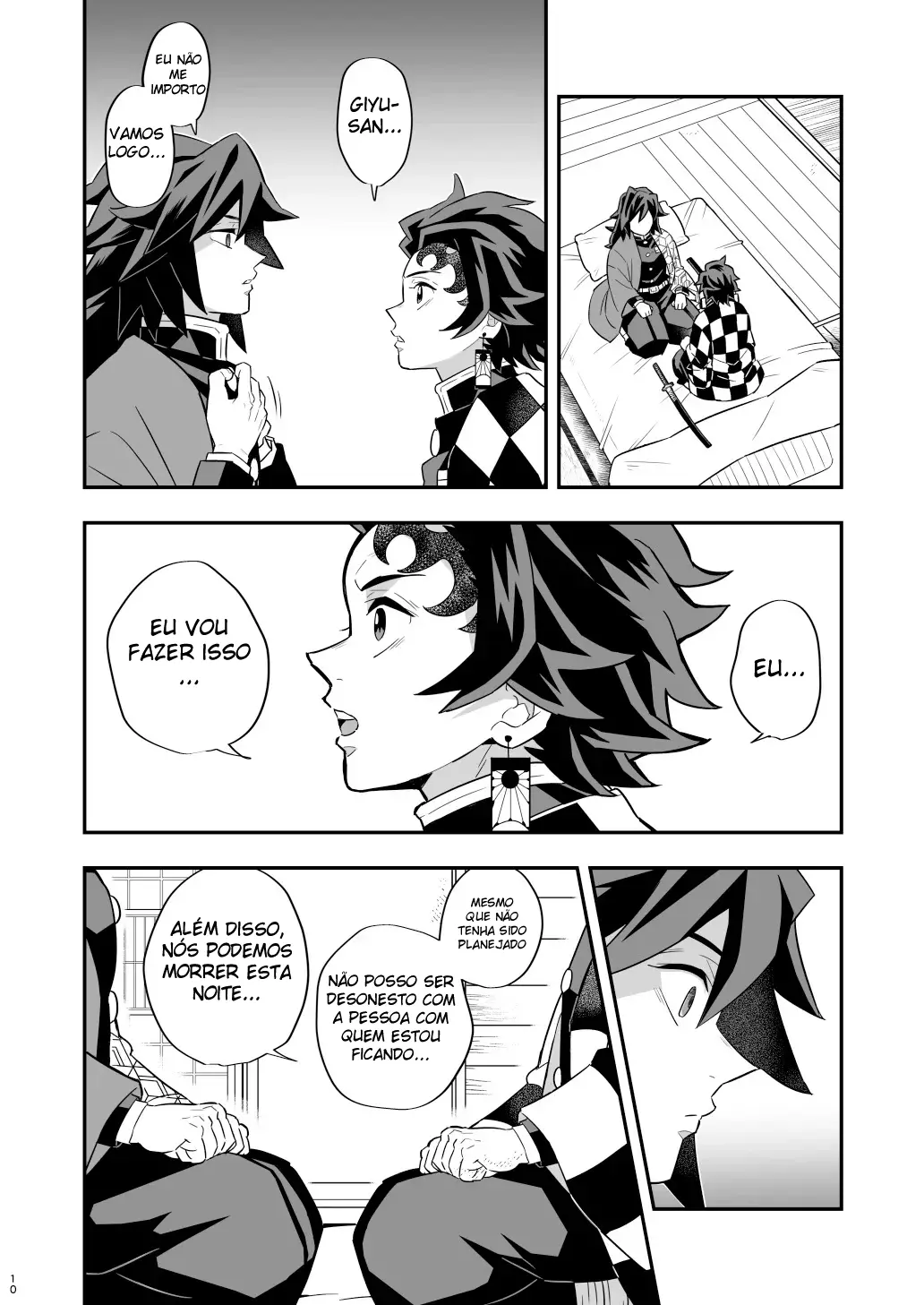 Arco do Castelo Infinito ~ Tanjiro x Giyu Hentai – Página 9