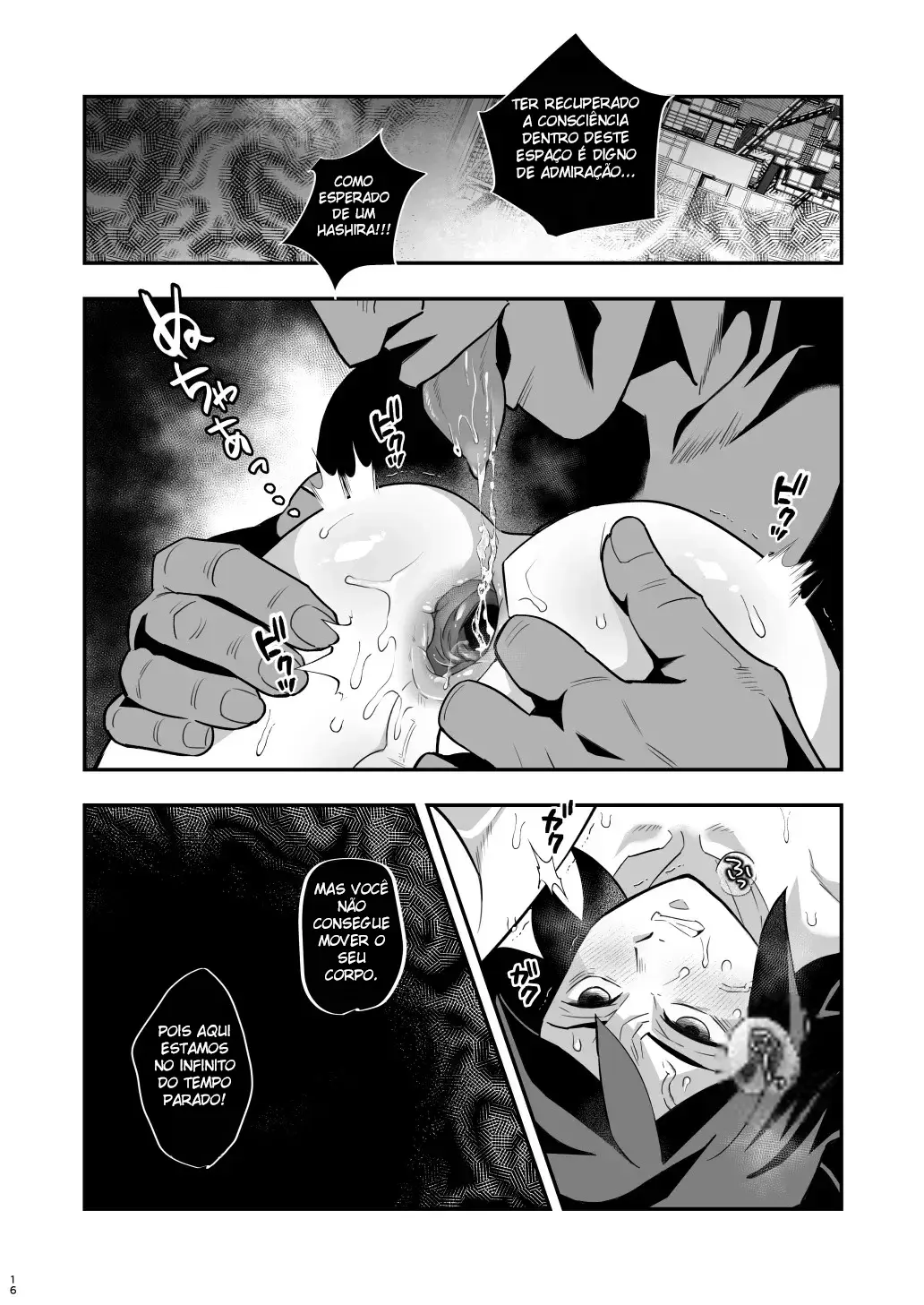 Arco dos Figurantes com Giyu no Castelo Infinito Hentai – Página 15