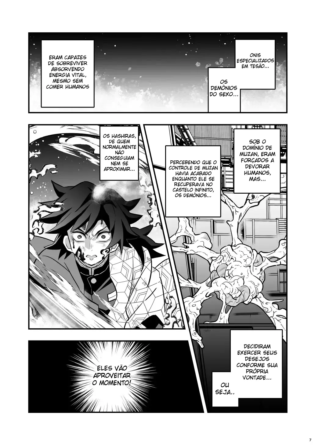 Arco dos Figurantes com Giyu no Castelo Infinito Hentai – Página 6