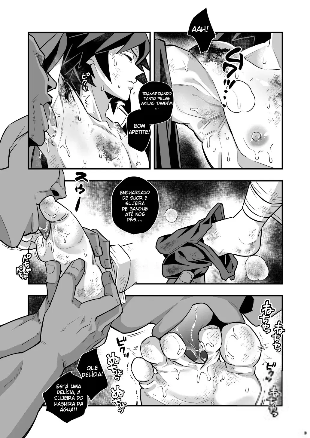 Arco dos Figurantes com Giyu no Castelo Infinito Hentai – Página 8