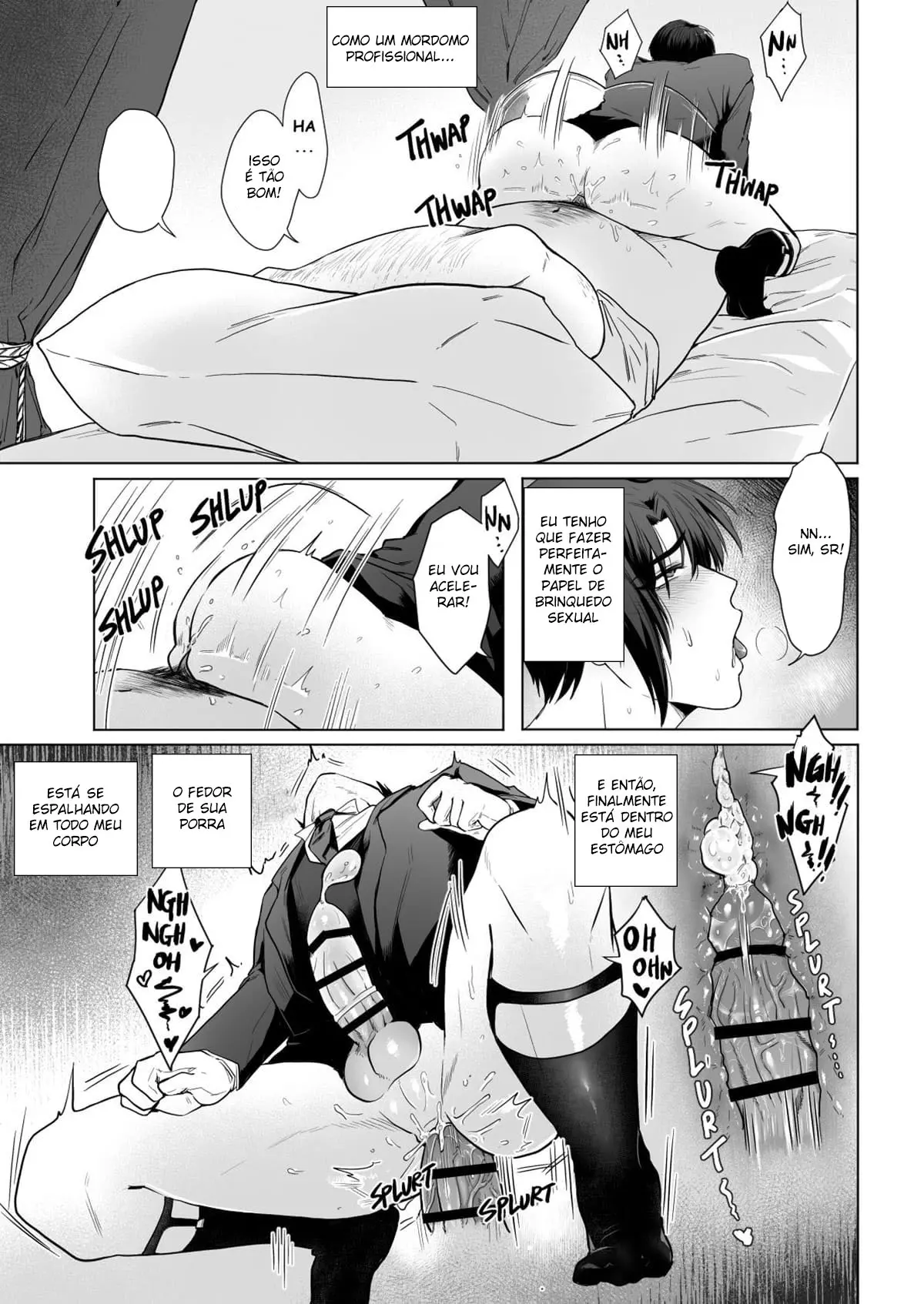 Assistência Sexual Perfeita de Um Mordomo Que Odeia Seu Mestre Hentai – Página 11