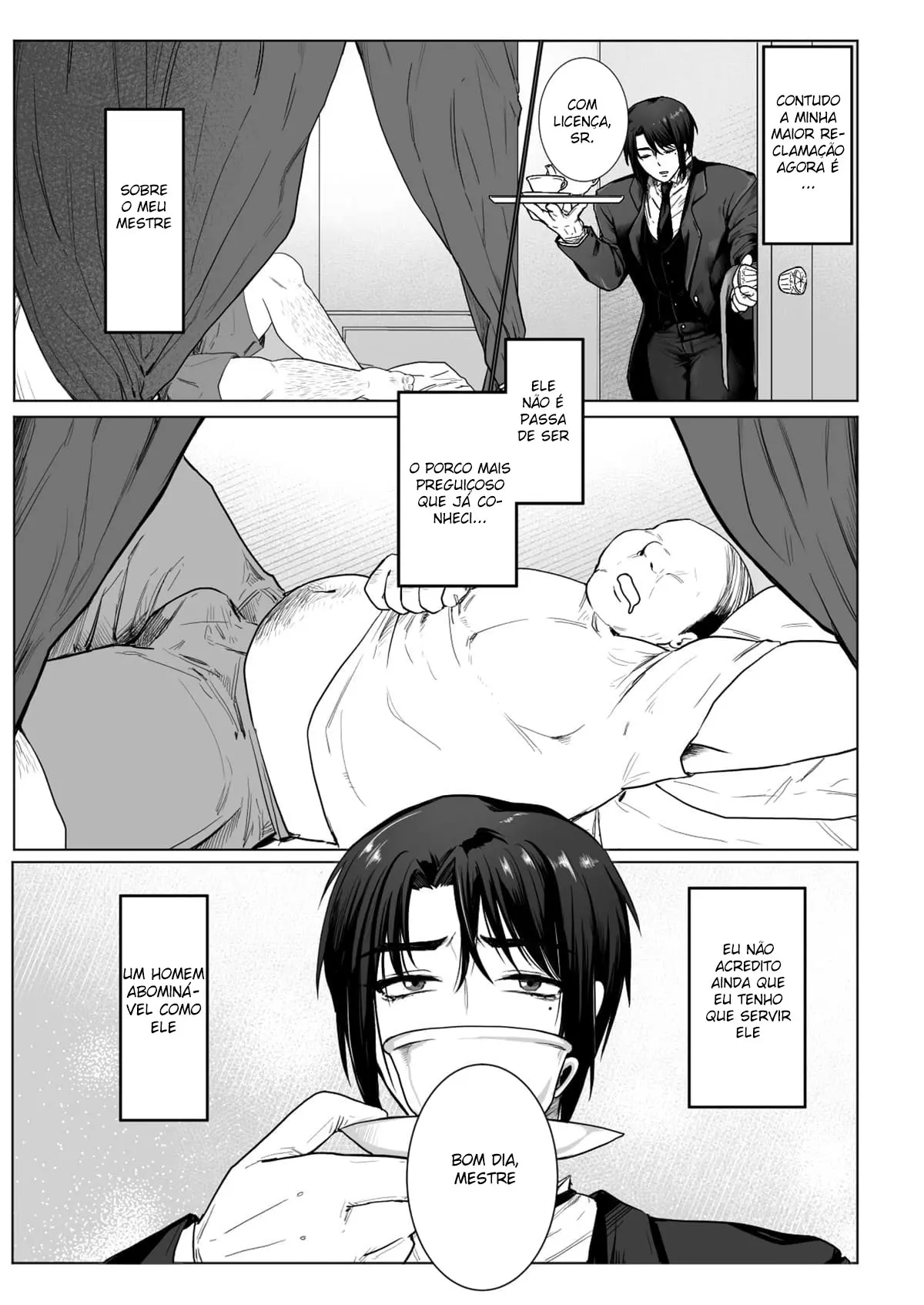 Assistência Sexual Perfeita de Um Mordomo Que Odeia Seu Mestre Hentai – Página 3