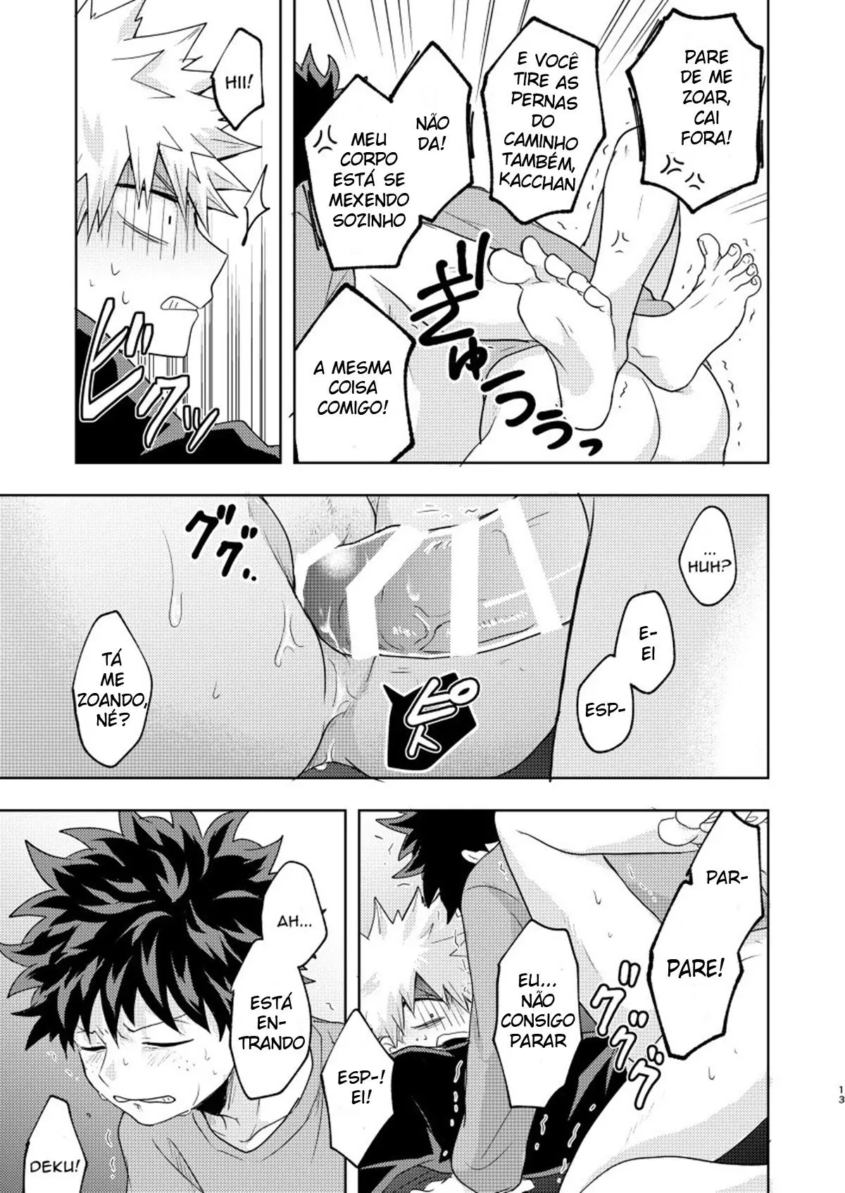 Boku to Kacchan no Himitsu no ××× Hentai – Página 12