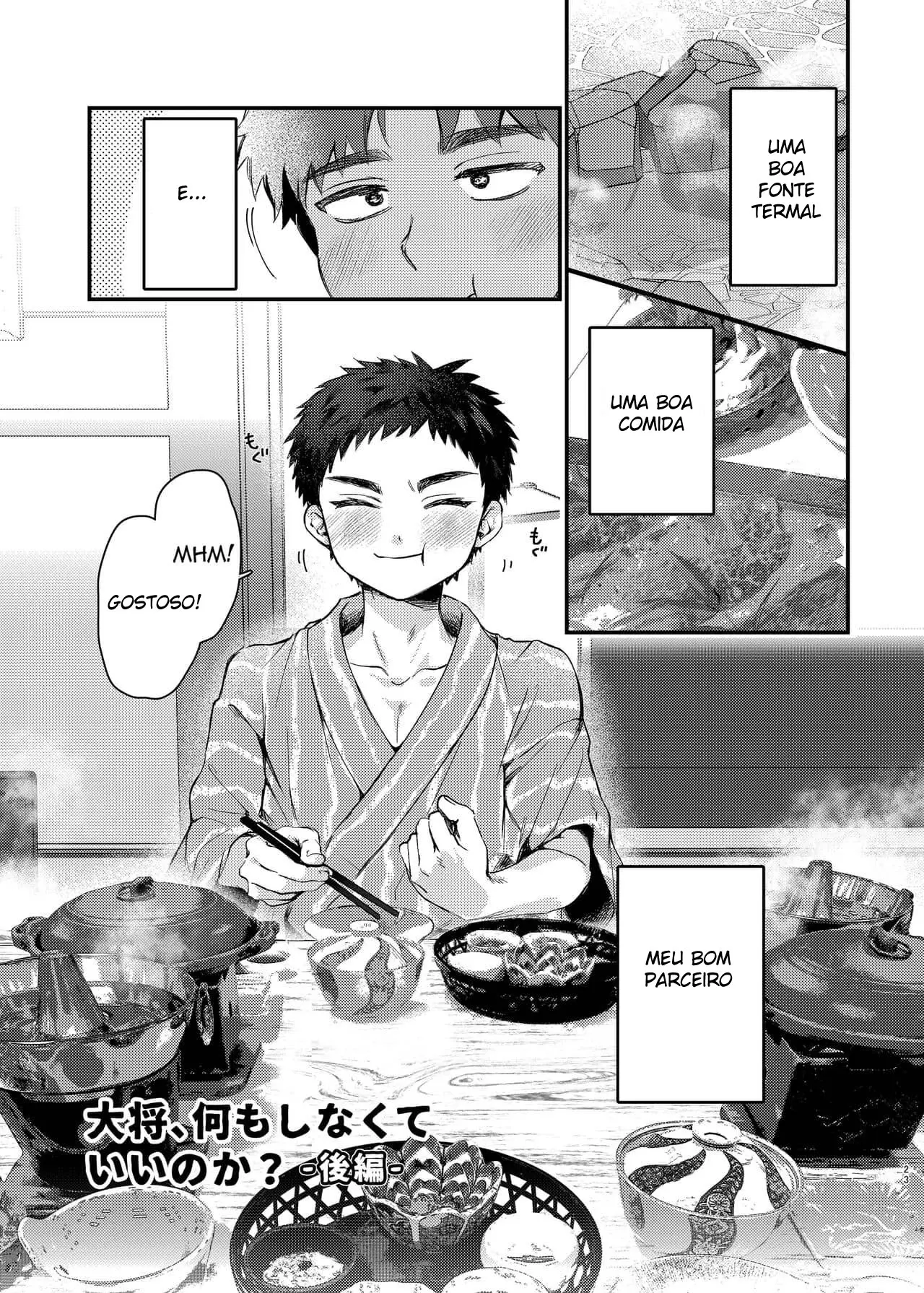 Chefe, Não Vamos Ir Além Disso? Hentai – Página 22