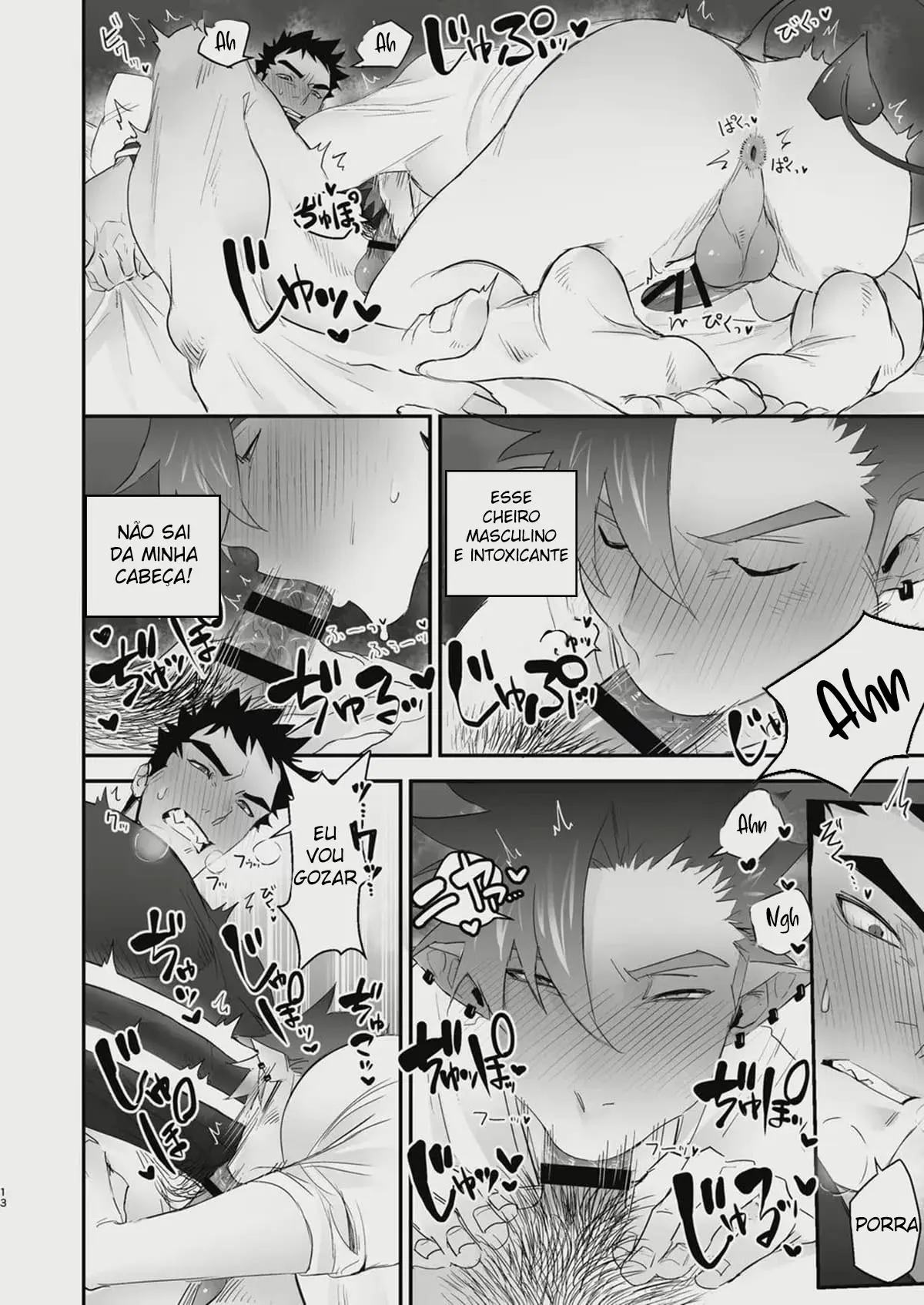 Cheio de Tesão, Fui Atacado Por Um Lobisomem do Pau Grande Hentai – Página 14