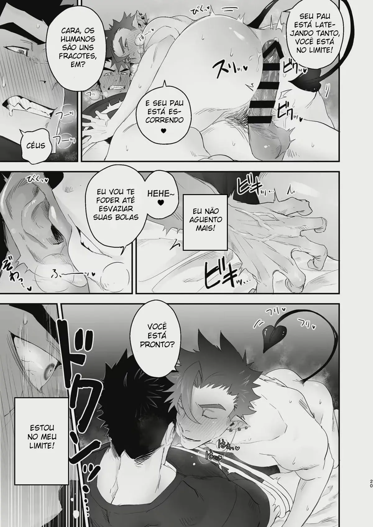 Cheio de Tesão, Fui Atacado Por Um Lobisomem do Pau Grande Hentai – Página 21