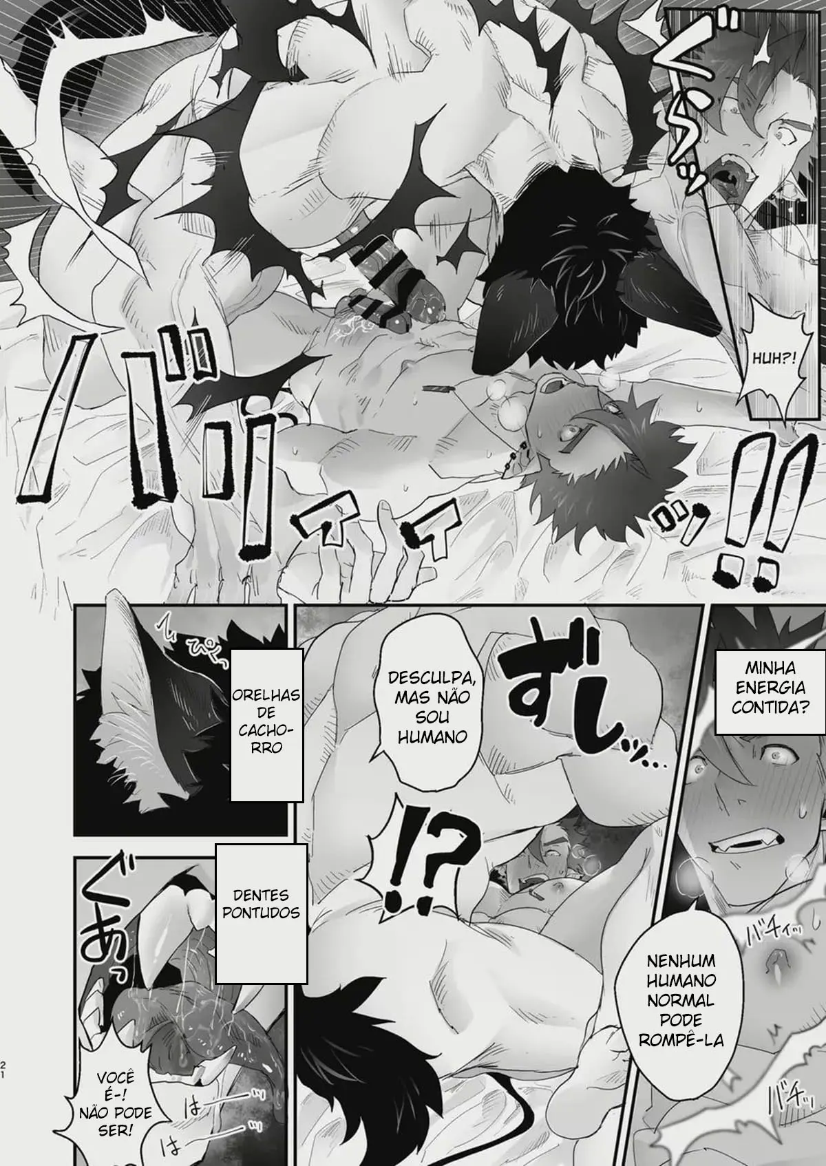 Cheio de Tesão, Fui Atacado Por Um Lobisomem do Pau Grande Hentai – Página 22