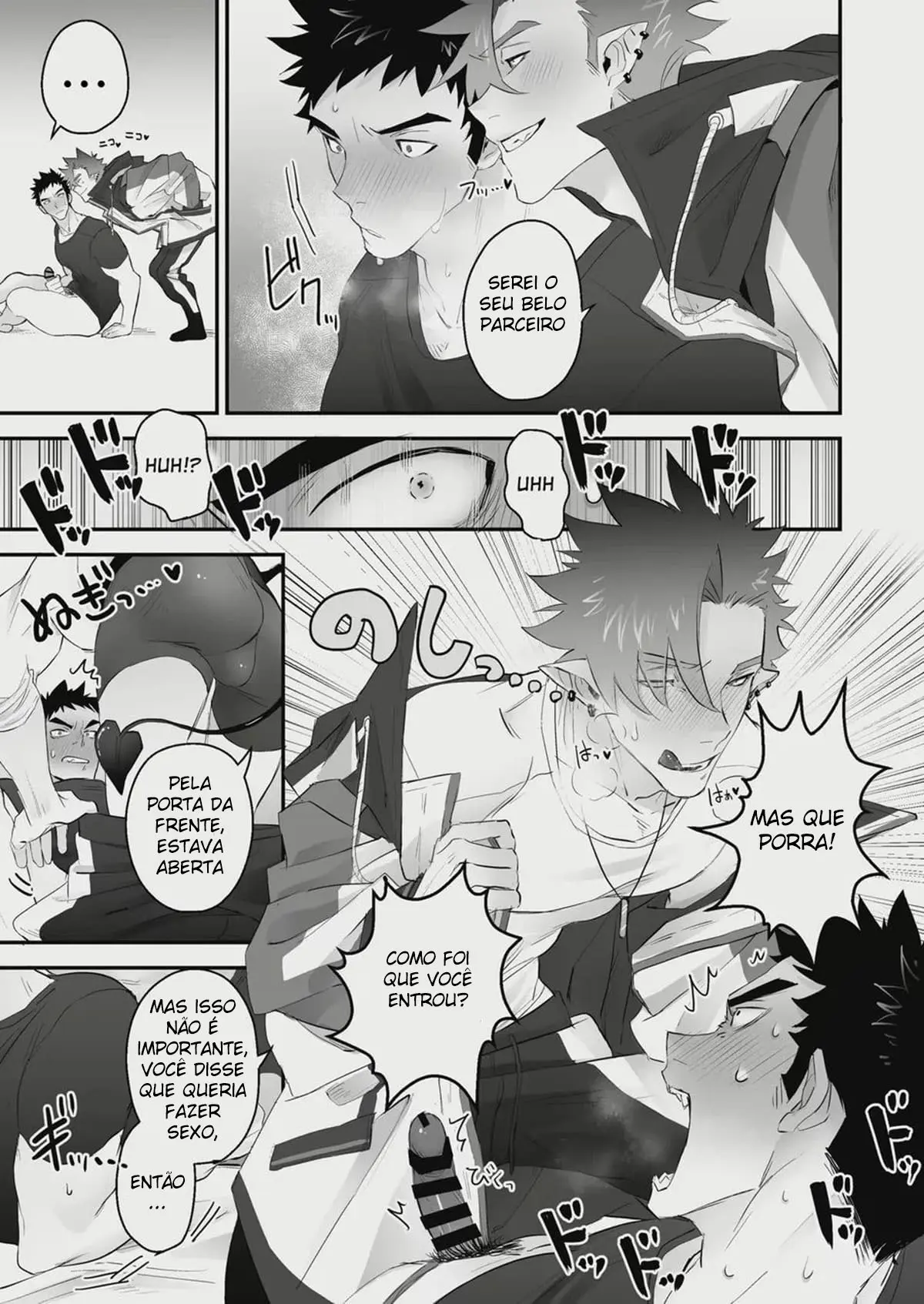 Cheio de Tesão, Fui Atacado Por Um Lobisomem do Pau Grande Hentai – Página 7