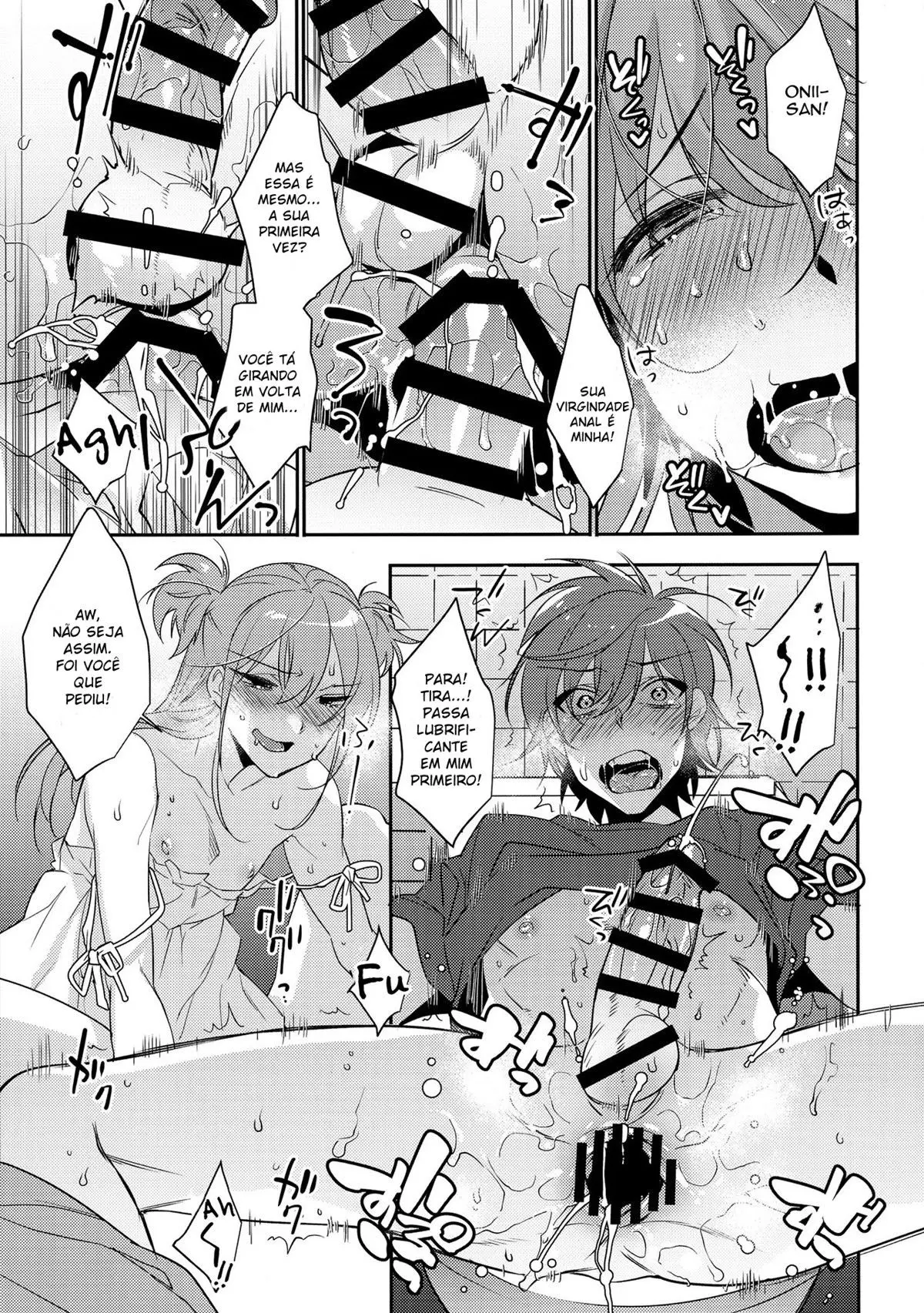 Chikan Josou Danshi x Ore! Hentai – Página 18