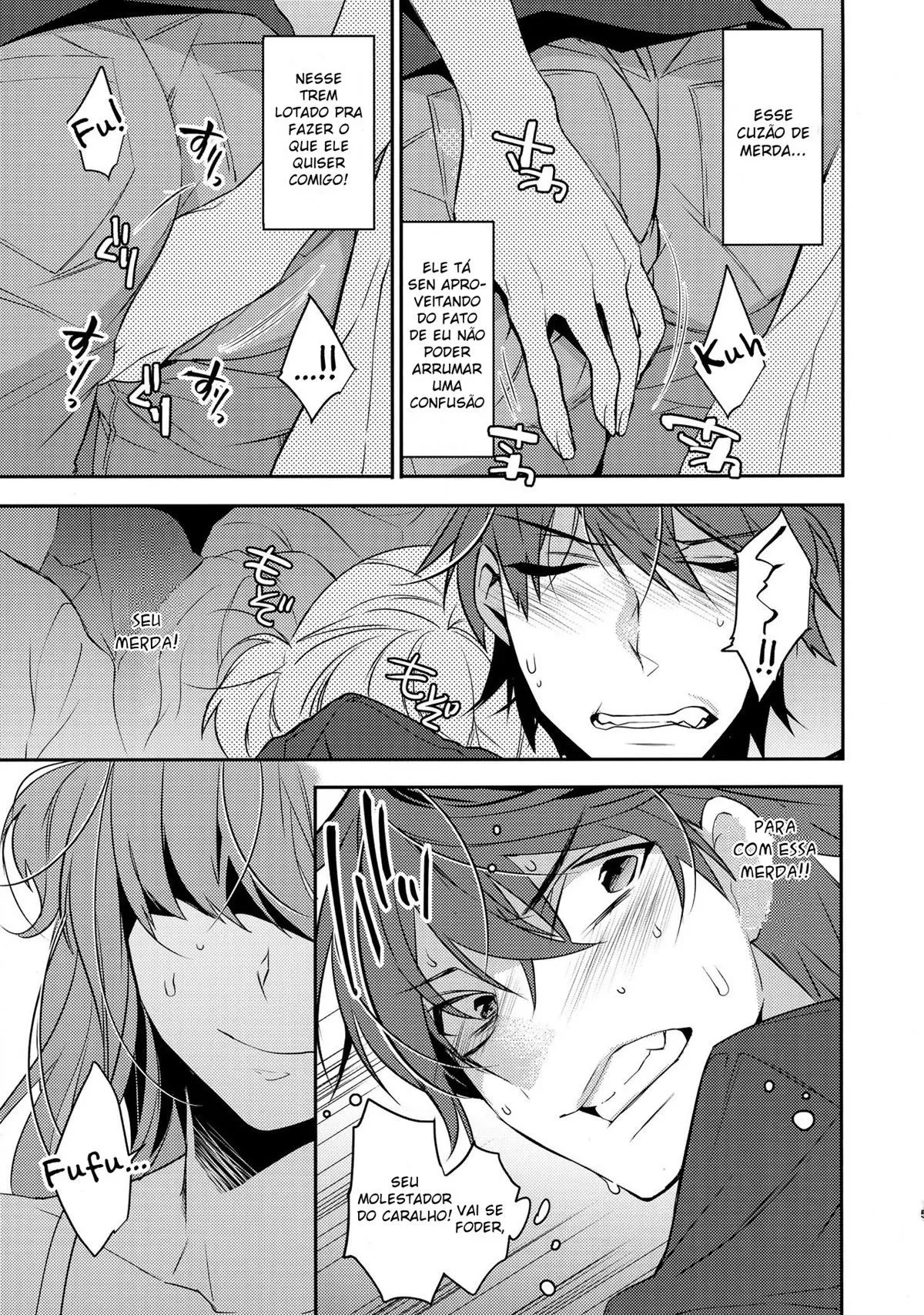 Chikan Josou Danshi x Ore! Hentai – Página 4