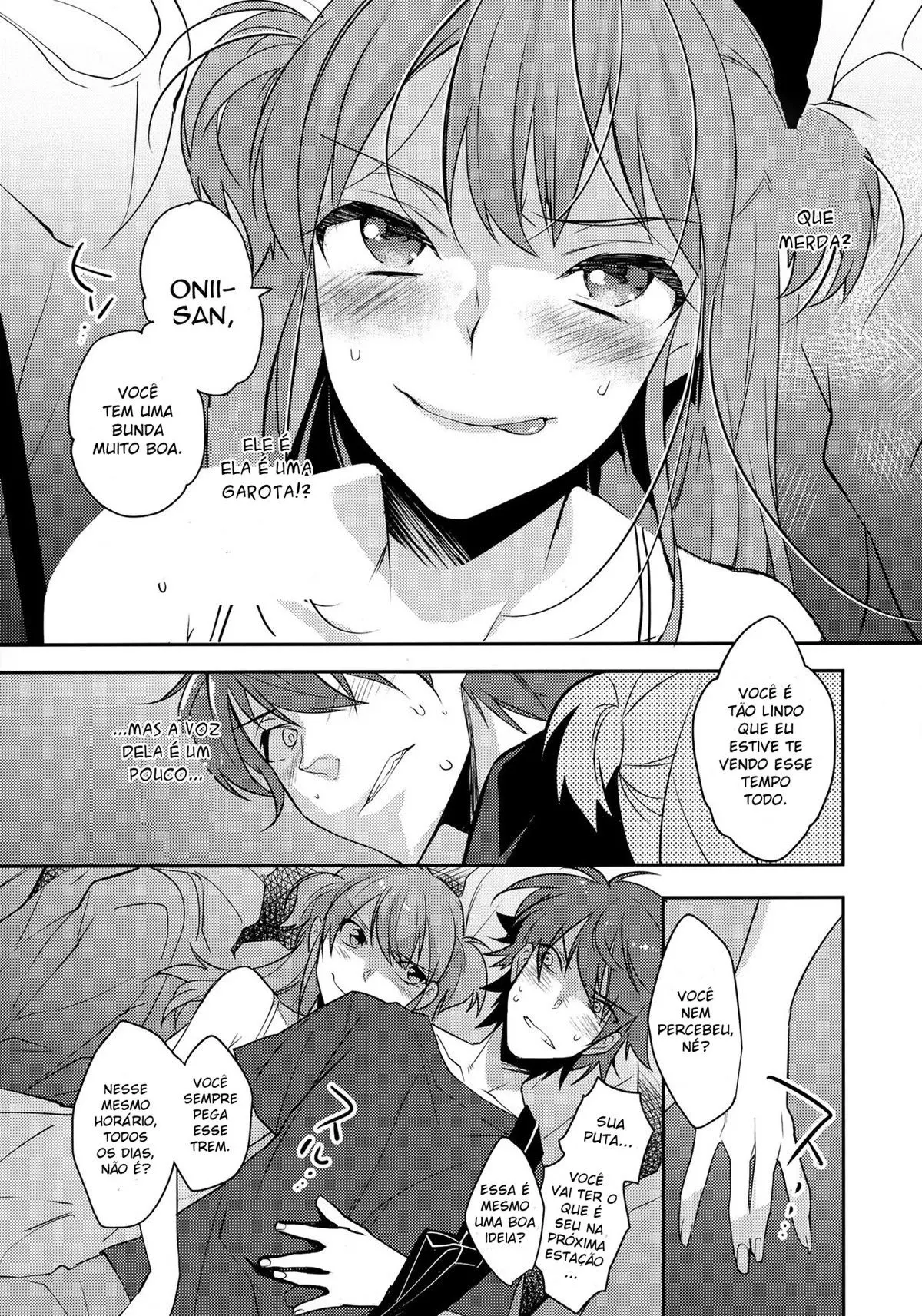 Chikan Josou Danshi x Ore! Hentai – Página 5