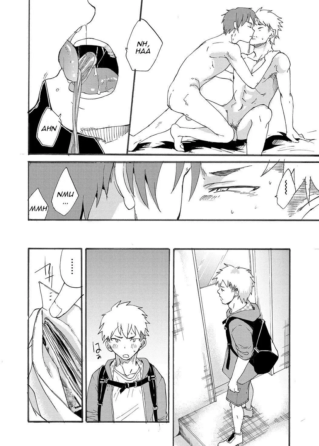 Chupei o Pau Virgem de um Modelo de Cuecas! Hentai – Página 31