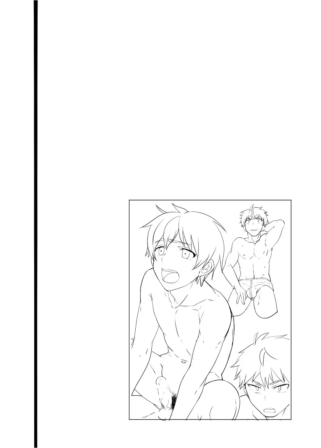 Chupei o Pau Virgem de um Modelo de Cuecas! Hentai – Página 37