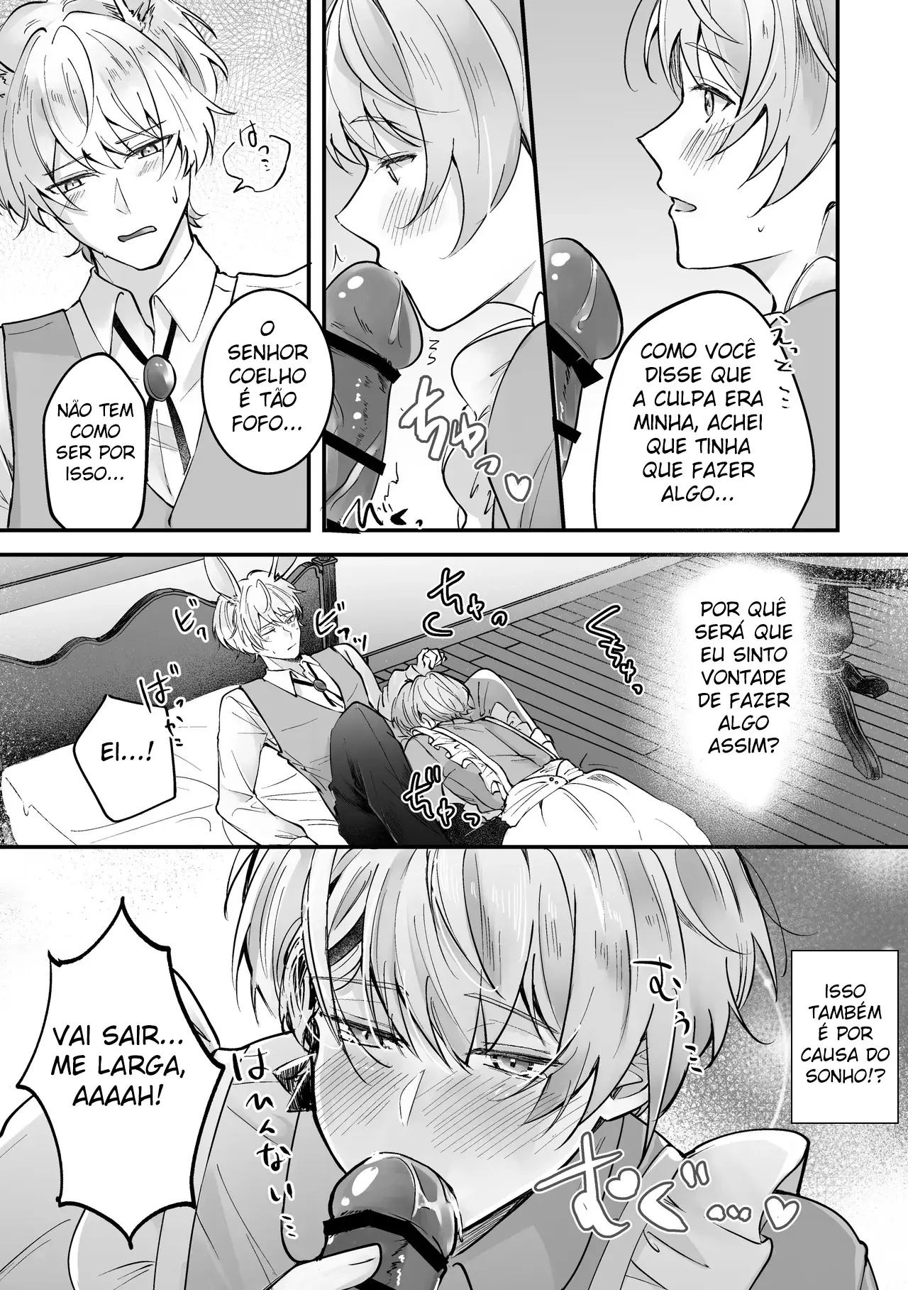 Coelhinho Branco no Cio ~ Sexo para Engravidar Com Alice no Mundo dos Sonhos Safados Hentai – Página 13