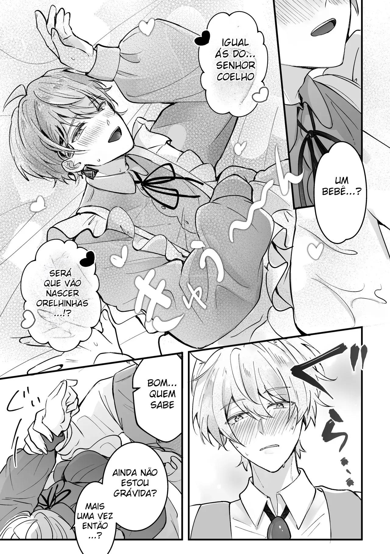Coelhinho Branco no Cio ~ Sexo para Engravidar Com Alice no Mundo dos Sonhos Safados Hentai – Página 24