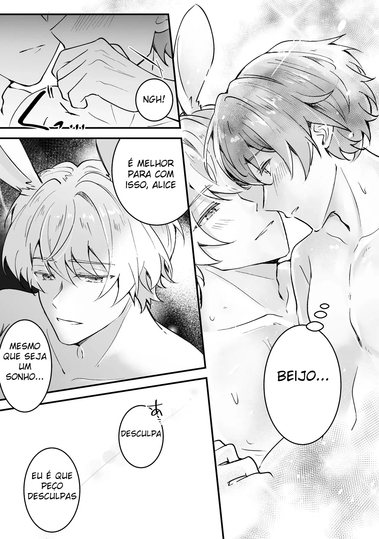 Coelhinho Branco no Cio ~ Sexo para Engravidar Com Alice no Mundo dos Sonhos Safados Hentai – Página 30