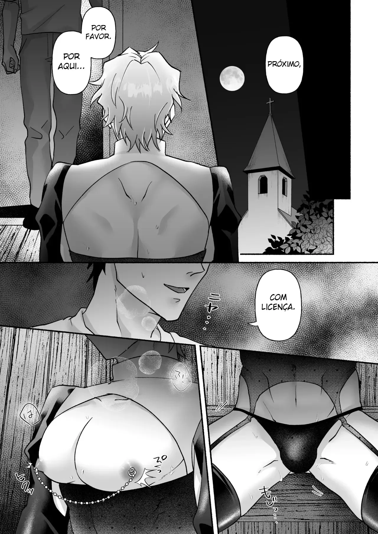 Confessionário da Feminização do Padre Com Mamilos Sensíveis Criados por Fiéis Hentai – Página 57 Confessionário da Feminização do Padre Com Mamilos Sensíveis Criados por Fiéis Hentai – Página 57