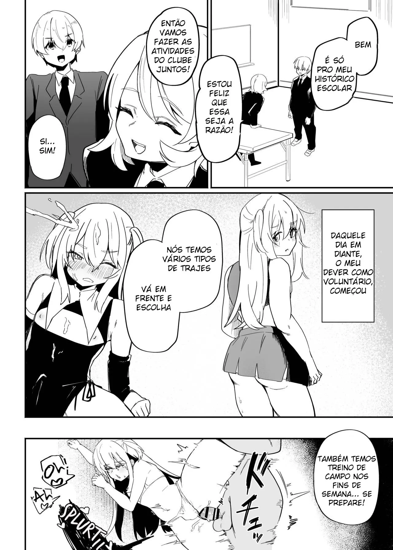 Danshi Gakusei Mesu Ochi Seishori Volunteer Hentai – Página 28