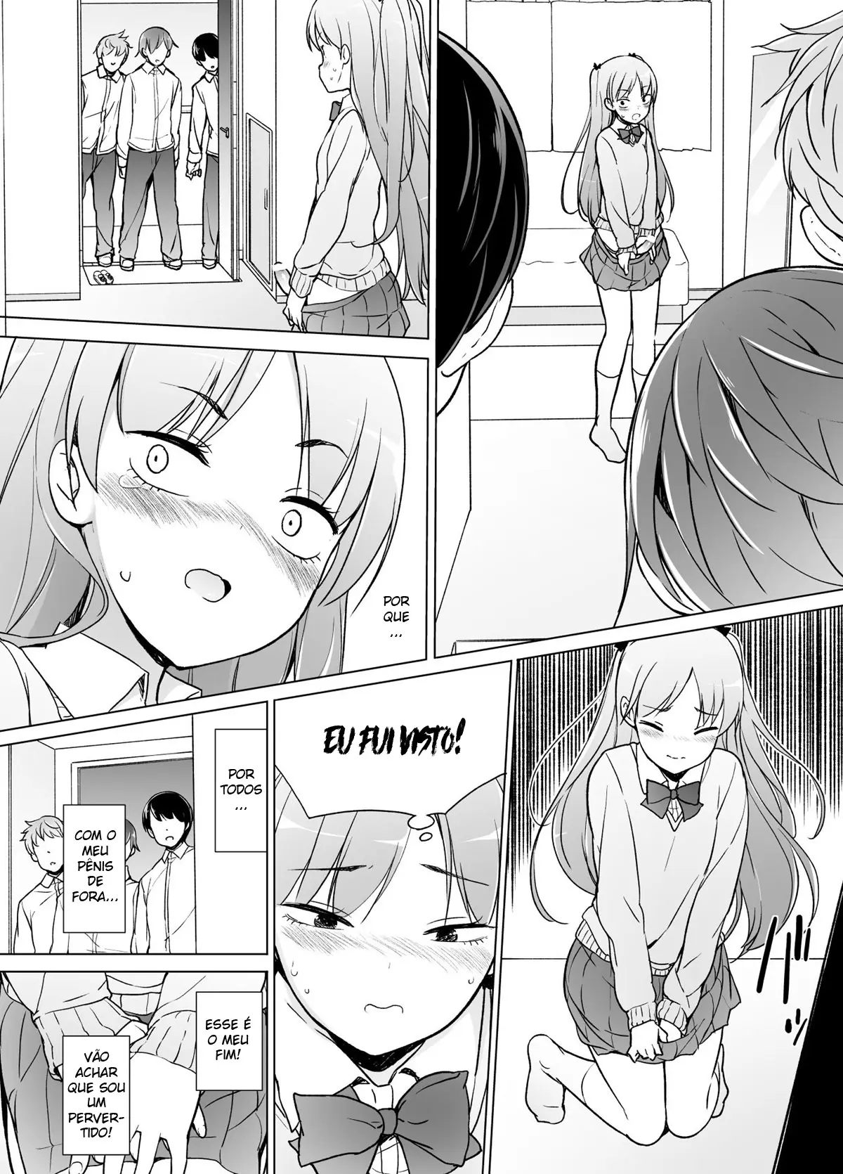 Danshikou no Kawaii Ko ga Josou Shita Hanashi Hentai – Página 21