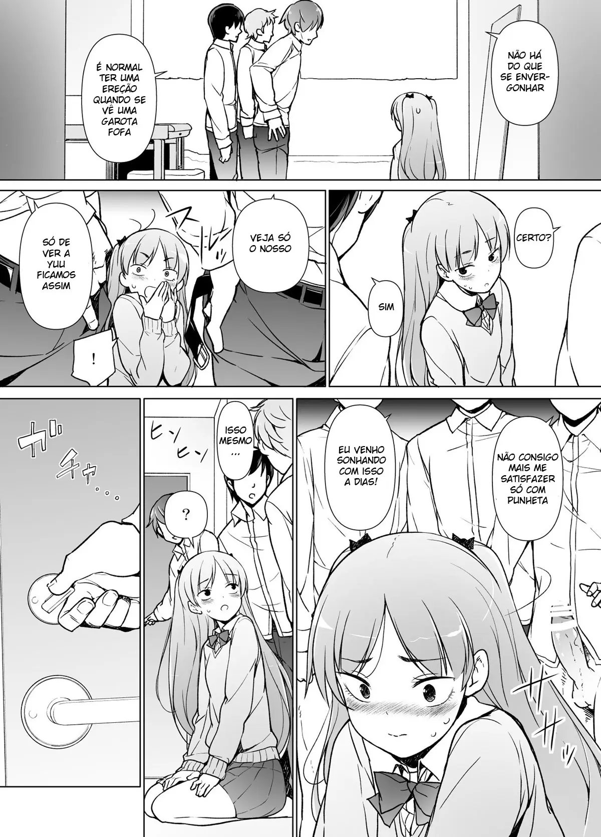 Danshikou no Kawaii Ko ga Josou Shita Hanashi Hentai – Página 23