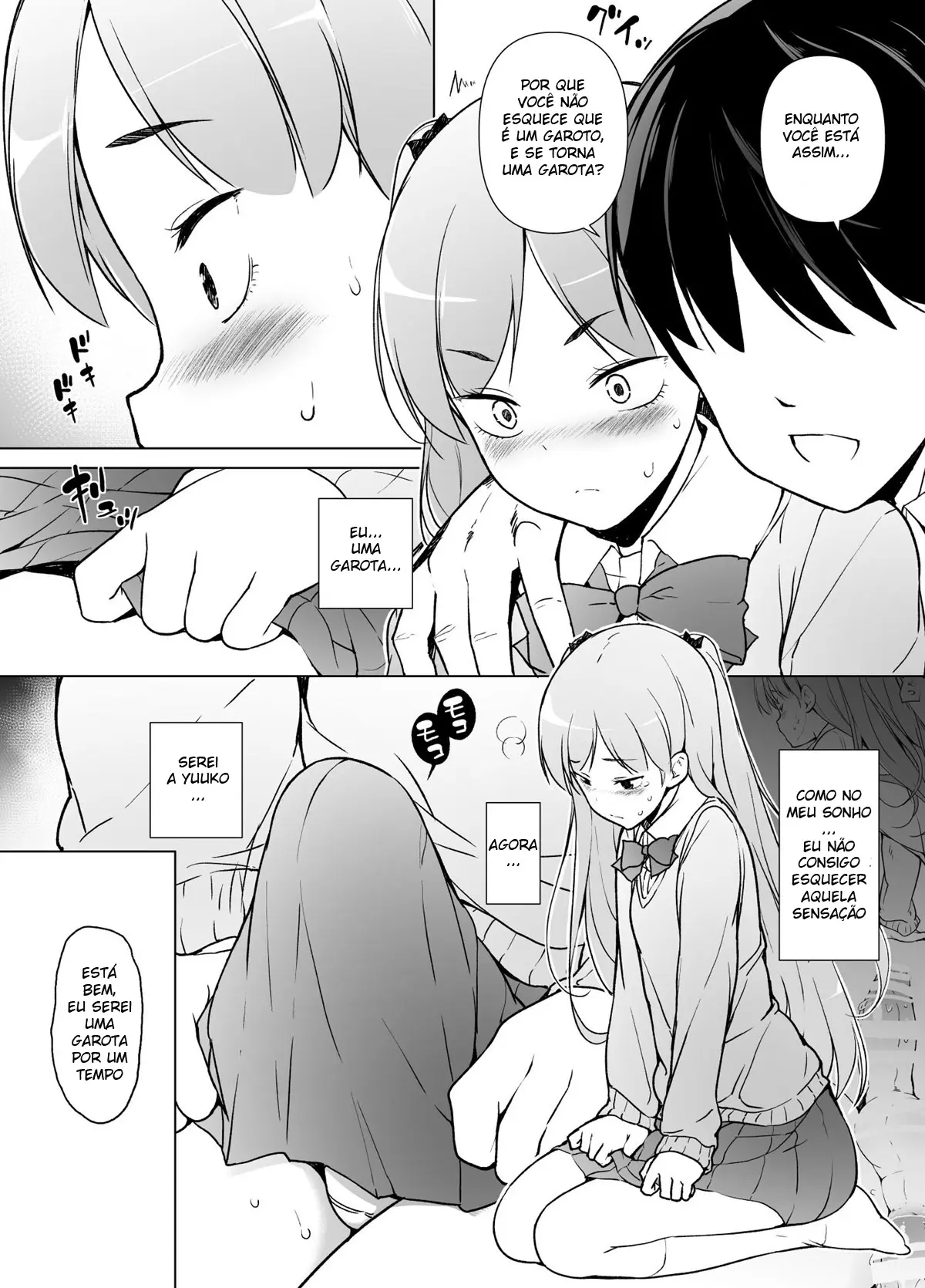 Danshikou no Kawaii Ko ga Josou Shita Hanashi Hentai – Página 24